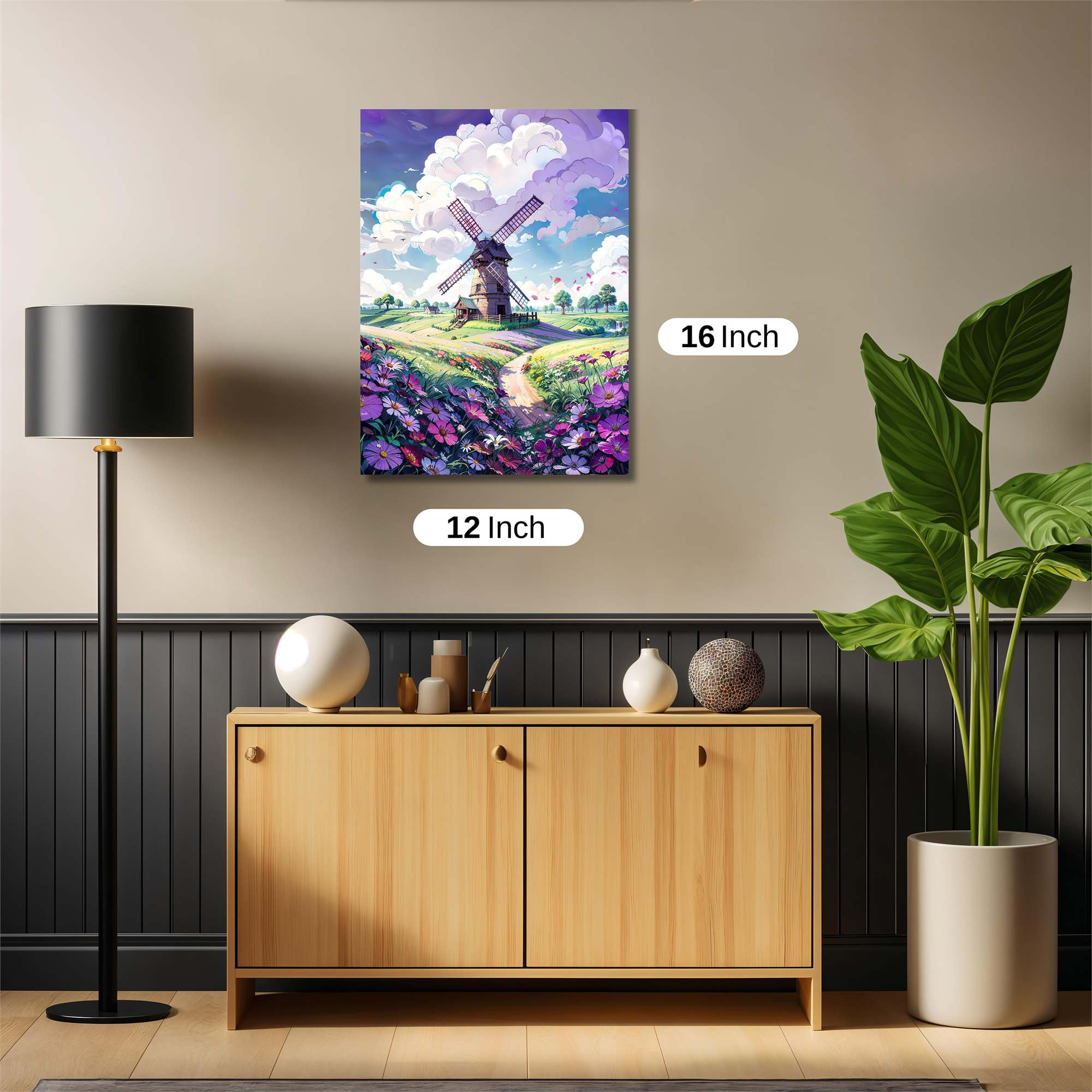 Windmill Whimsy Safe Wall Magnetic / M