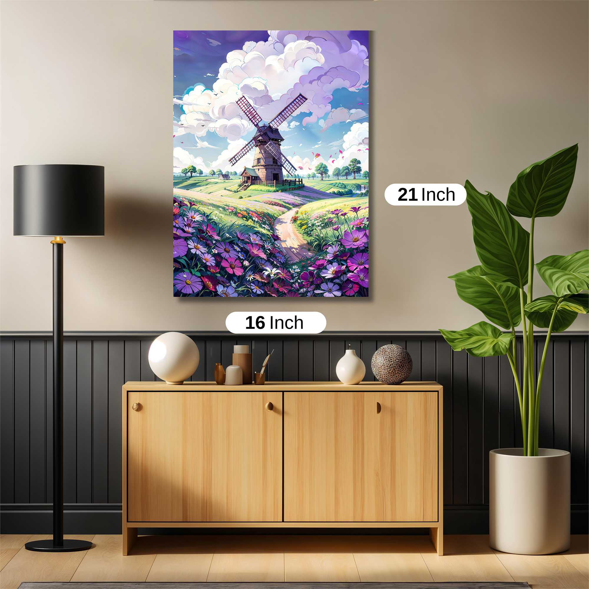 Windmill Whimsy Safe Wall Magnetic / M