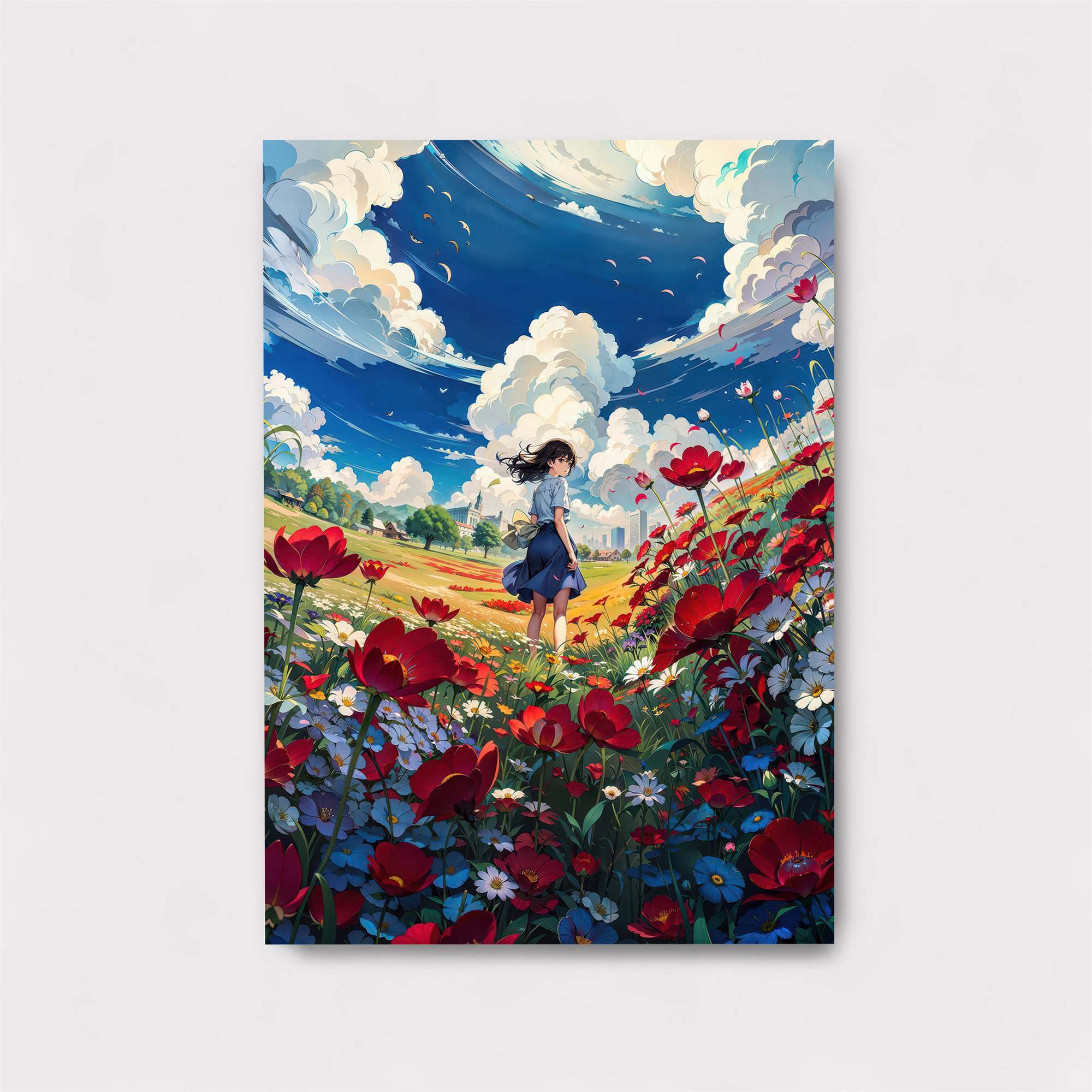 Poppy Whimsy Safe Wall Magnetic / M