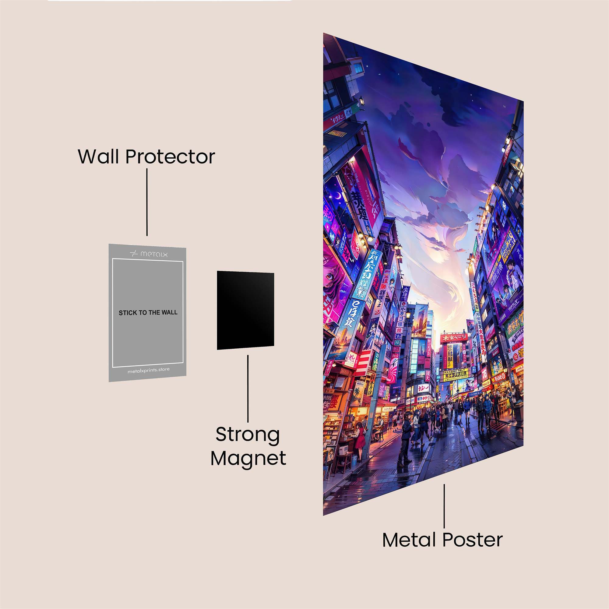 NeonRush Safe Wall Magnetic / M