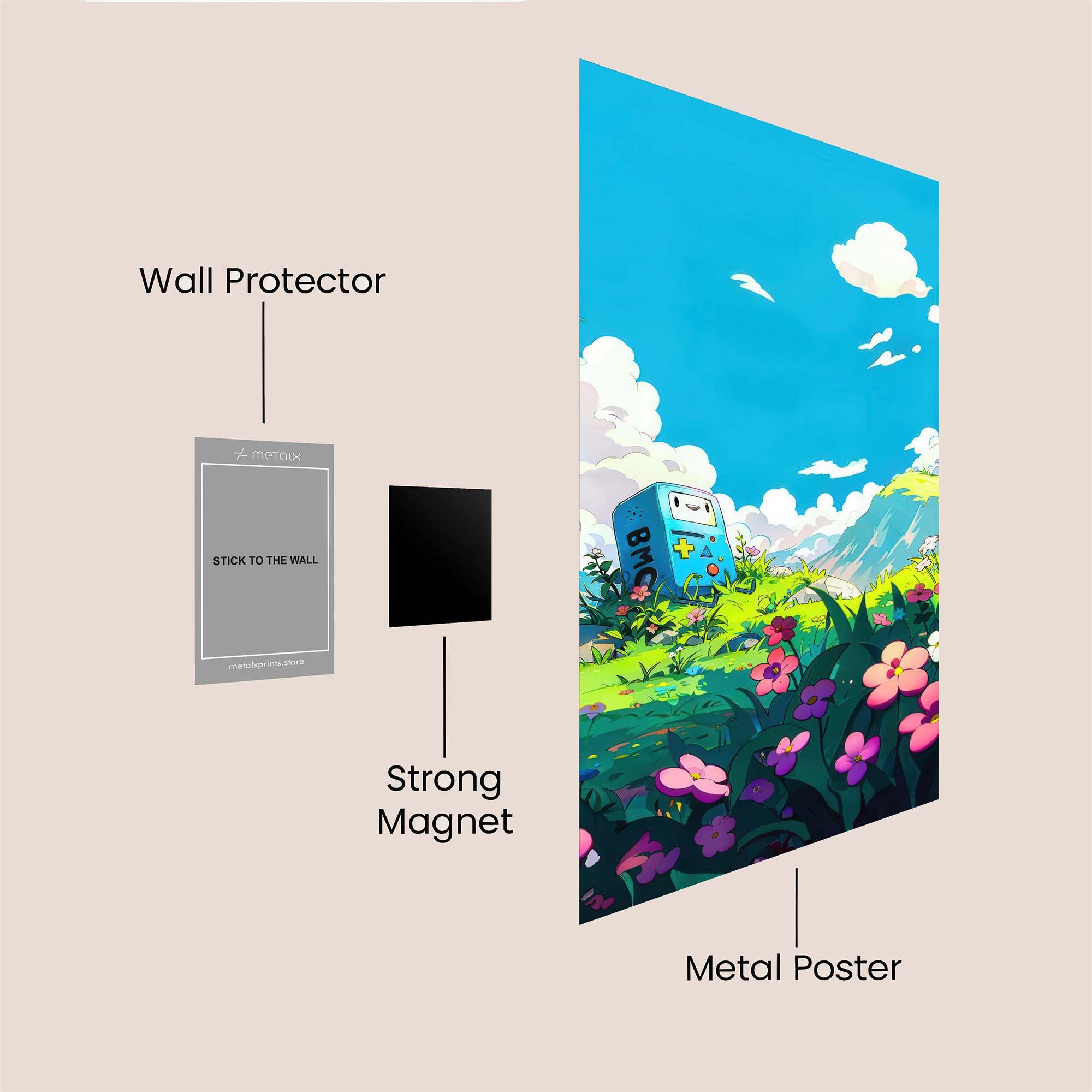 BMO Bliss Safe Wall Magnetic / M