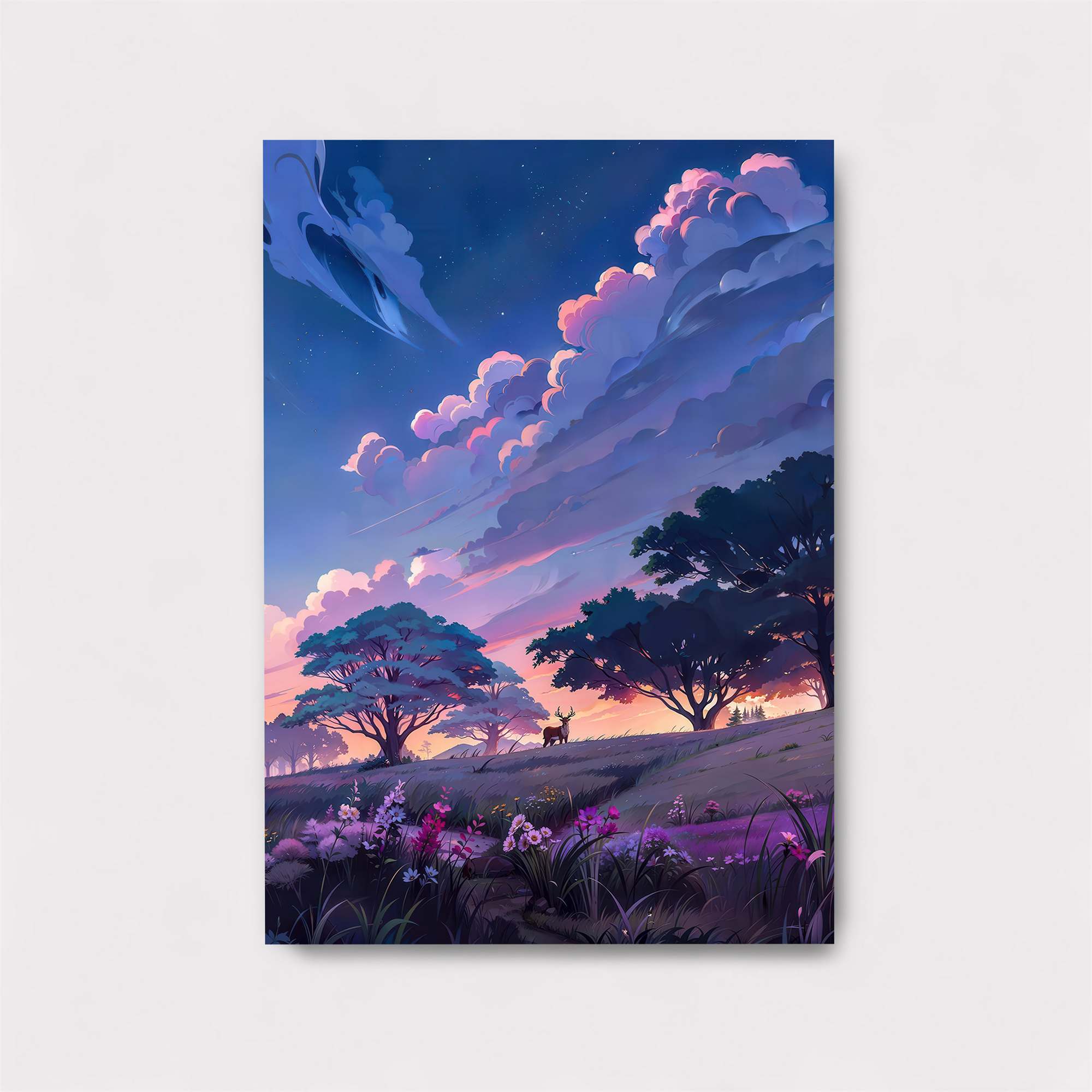 Deer Twilight Safe Wall Magnetic / M