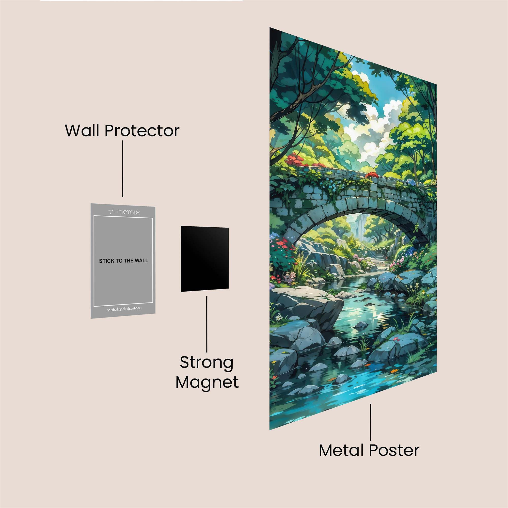 Forest Whisper Safe Wall Magnetic / M