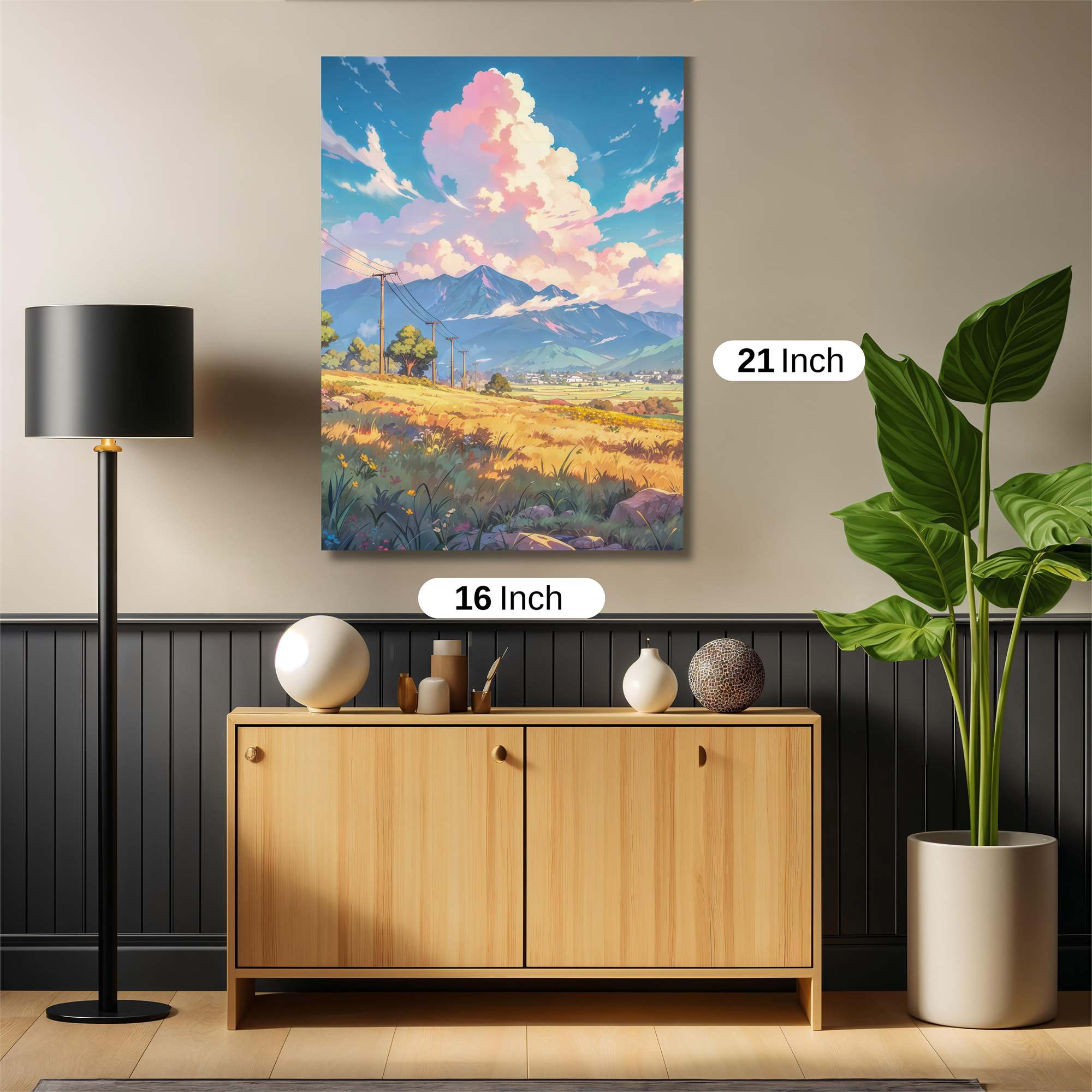 Mountain Serenity Safe Wall Magnetic / M