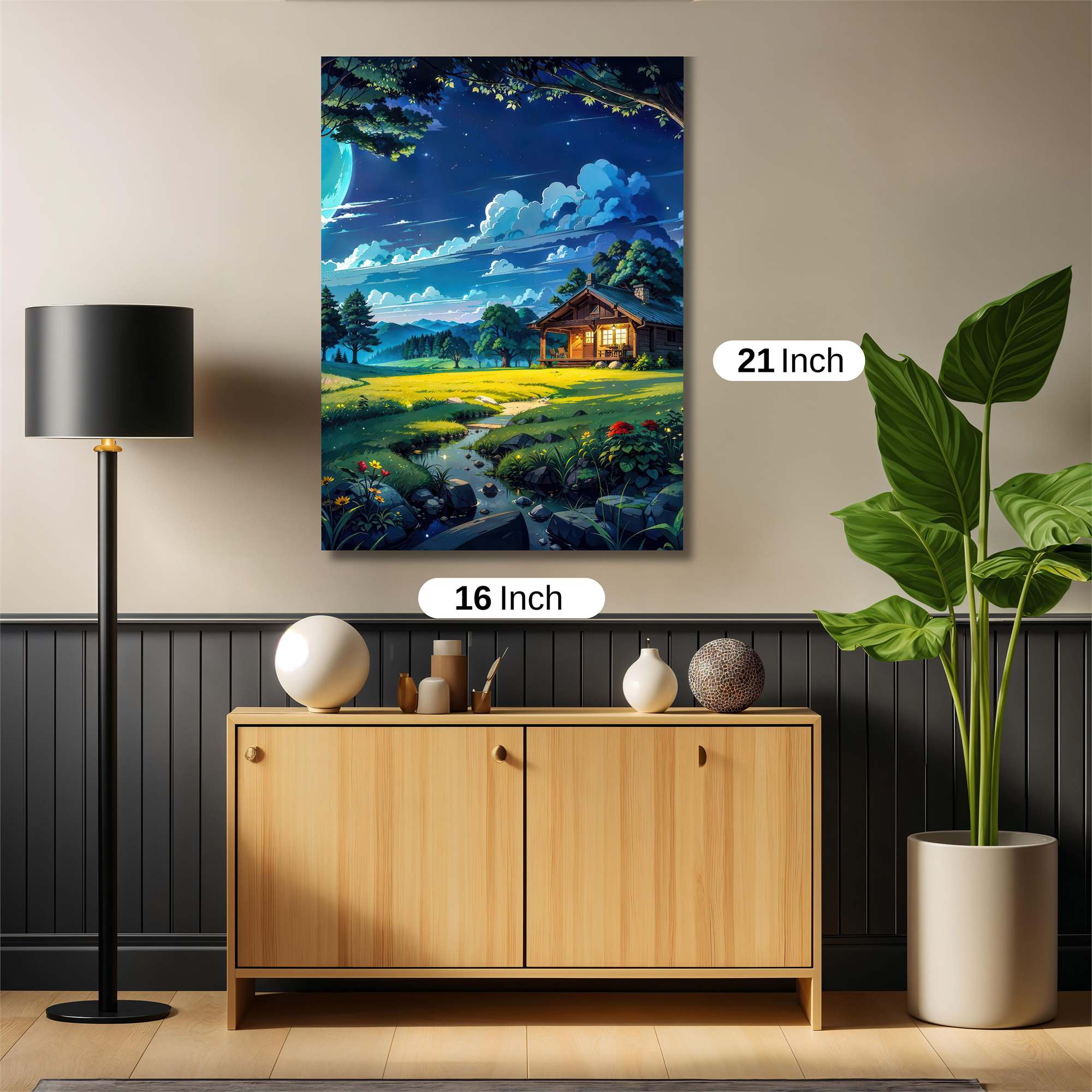 Cabin Serenity Safe Wall Magnetic / M