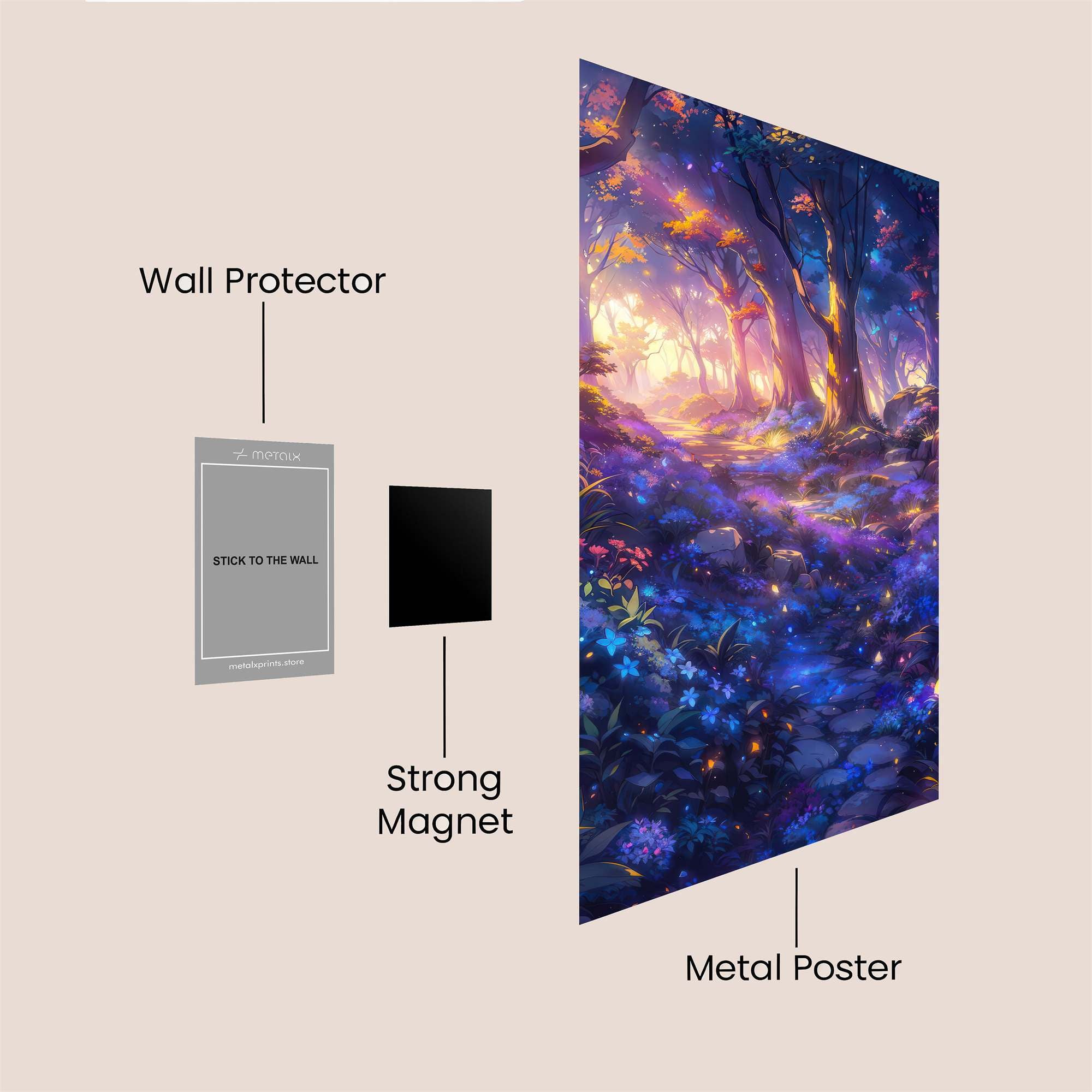 Enchanted Twilight Safe Wall Magnetic / M