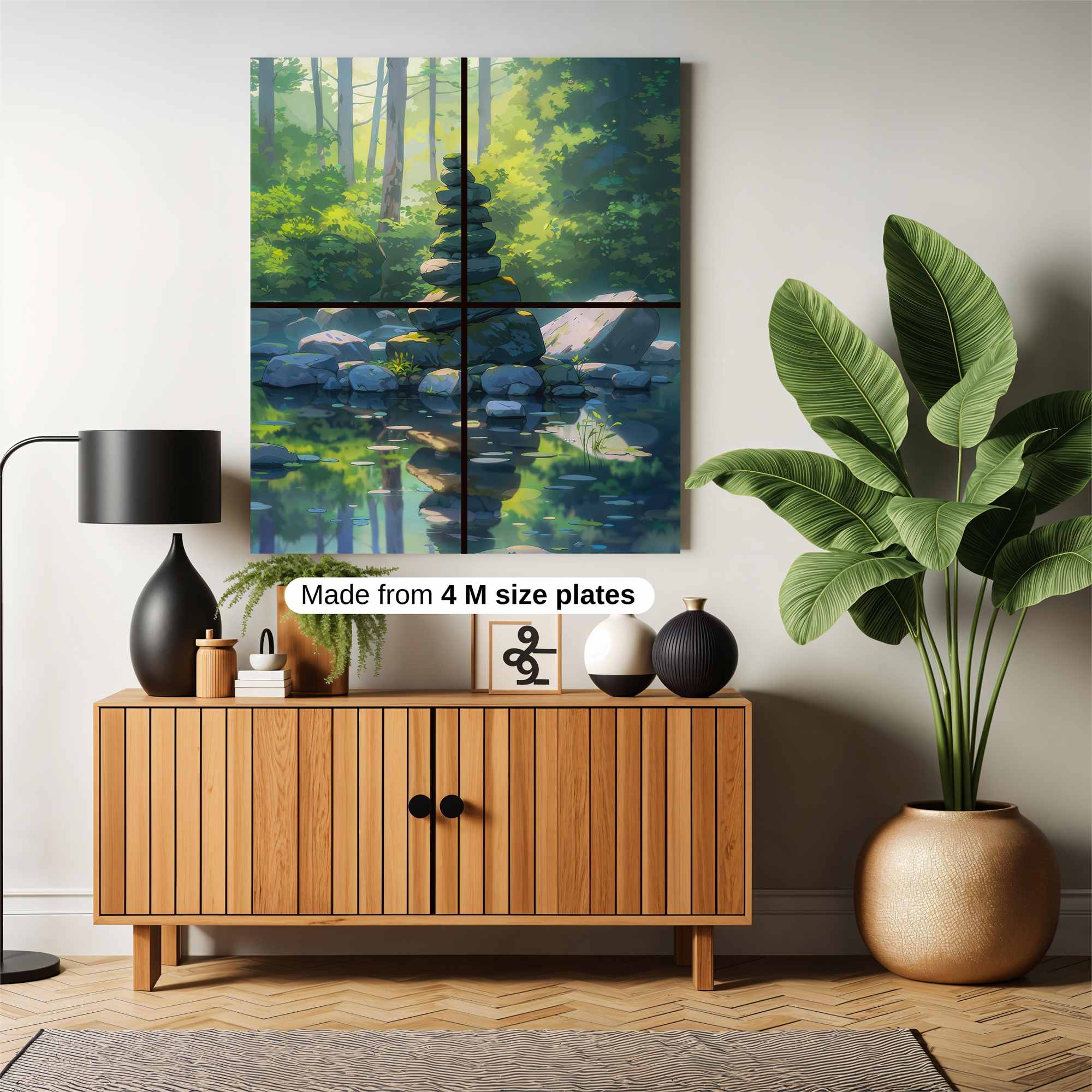 Forest Serenity Safe Wall Magnetic / M
