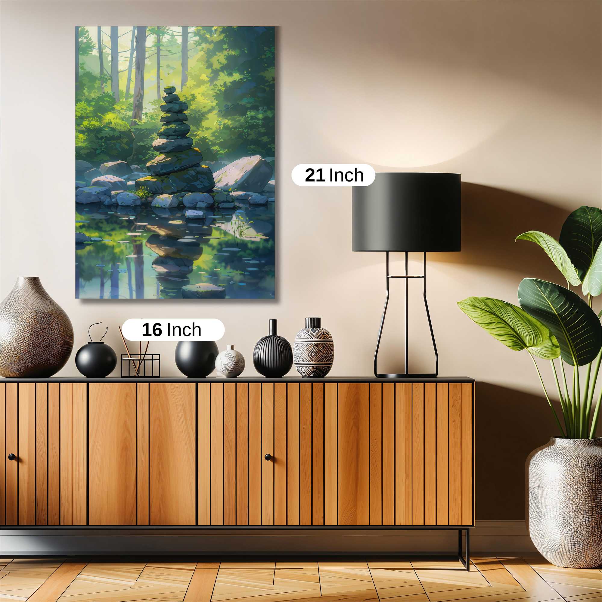 Forest Serenity Safe Wall Magnetic / M