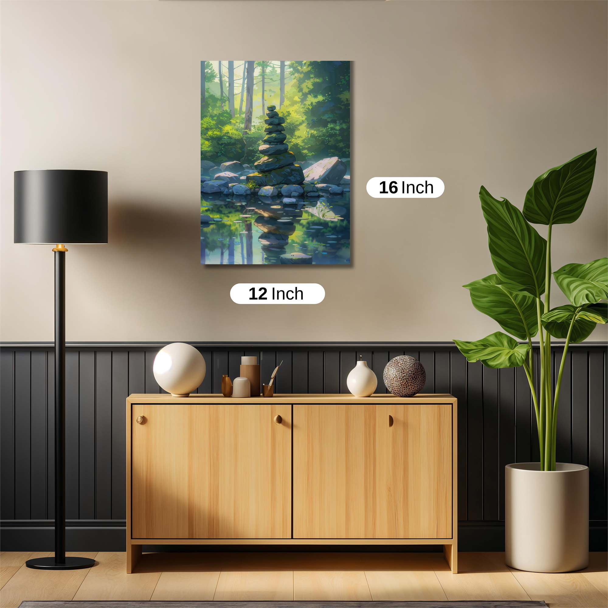 Forest Serenity Safe Wall Magnetic / M
