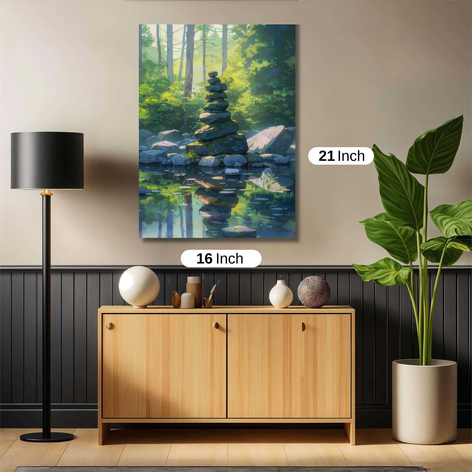 Forest Serenity Safe Wall Magnetic / M