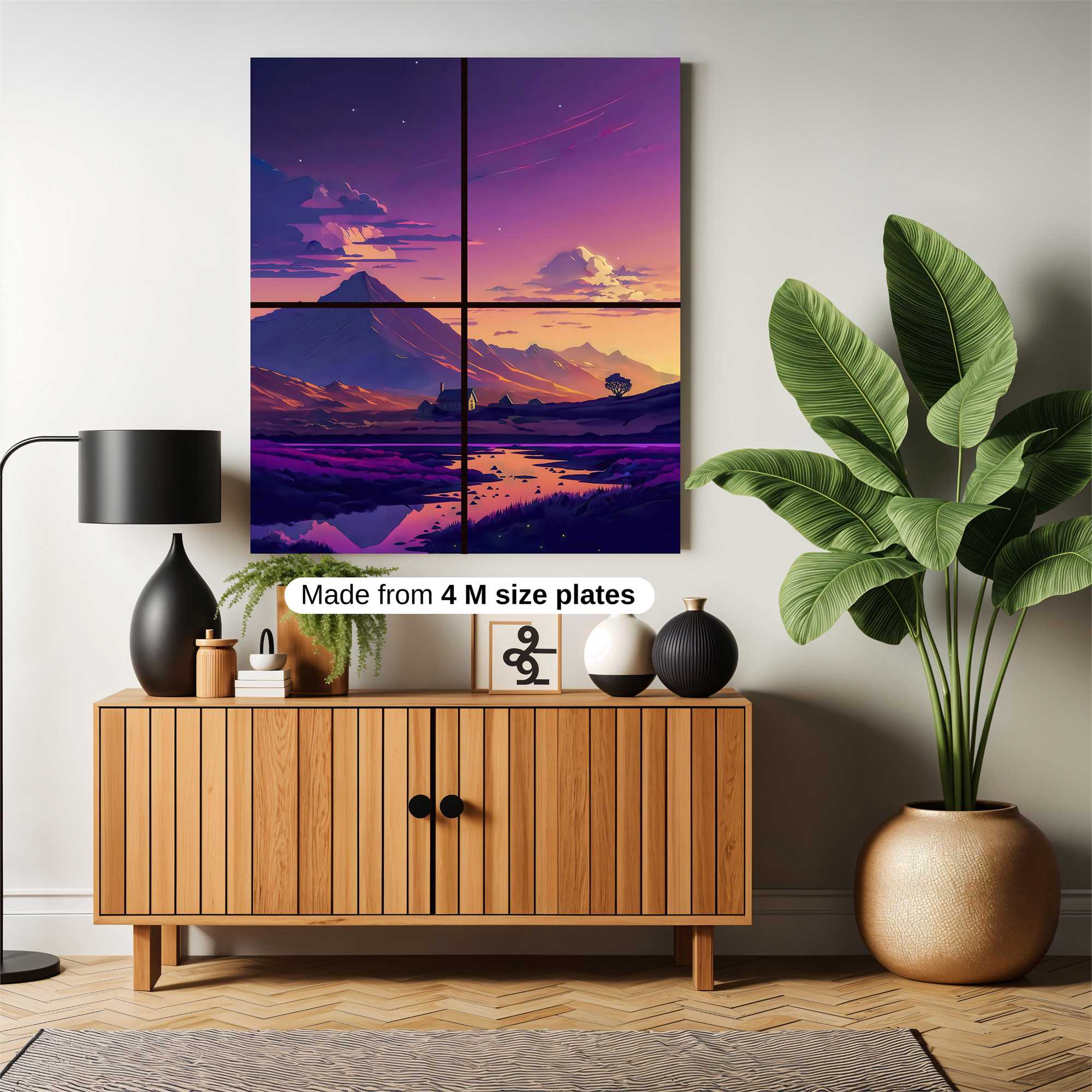 Mountain Serenity Safe Wall Magnetic / M