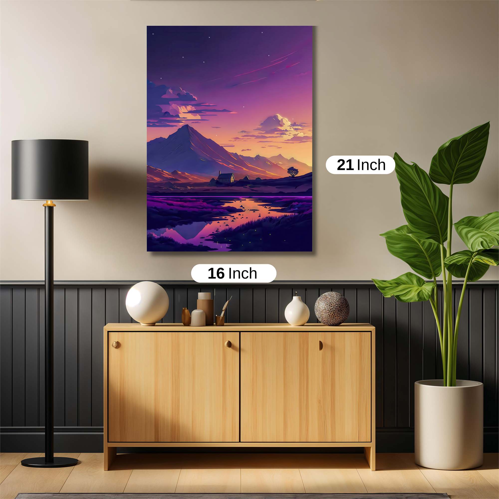 Mountain Serenity Safe Wall Magnetic / M