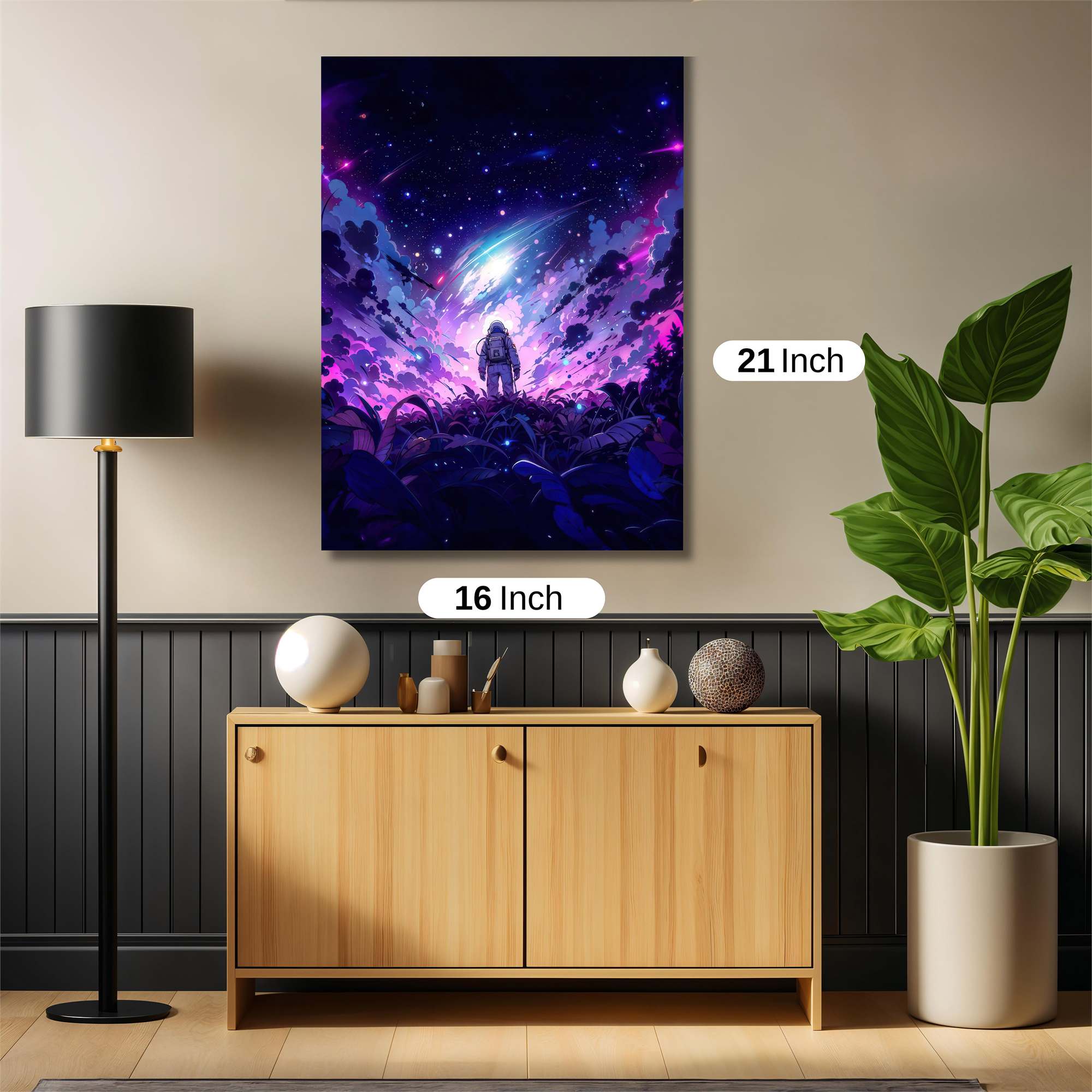 Astronaut Dreamscape Safe Wall Magnetic / M