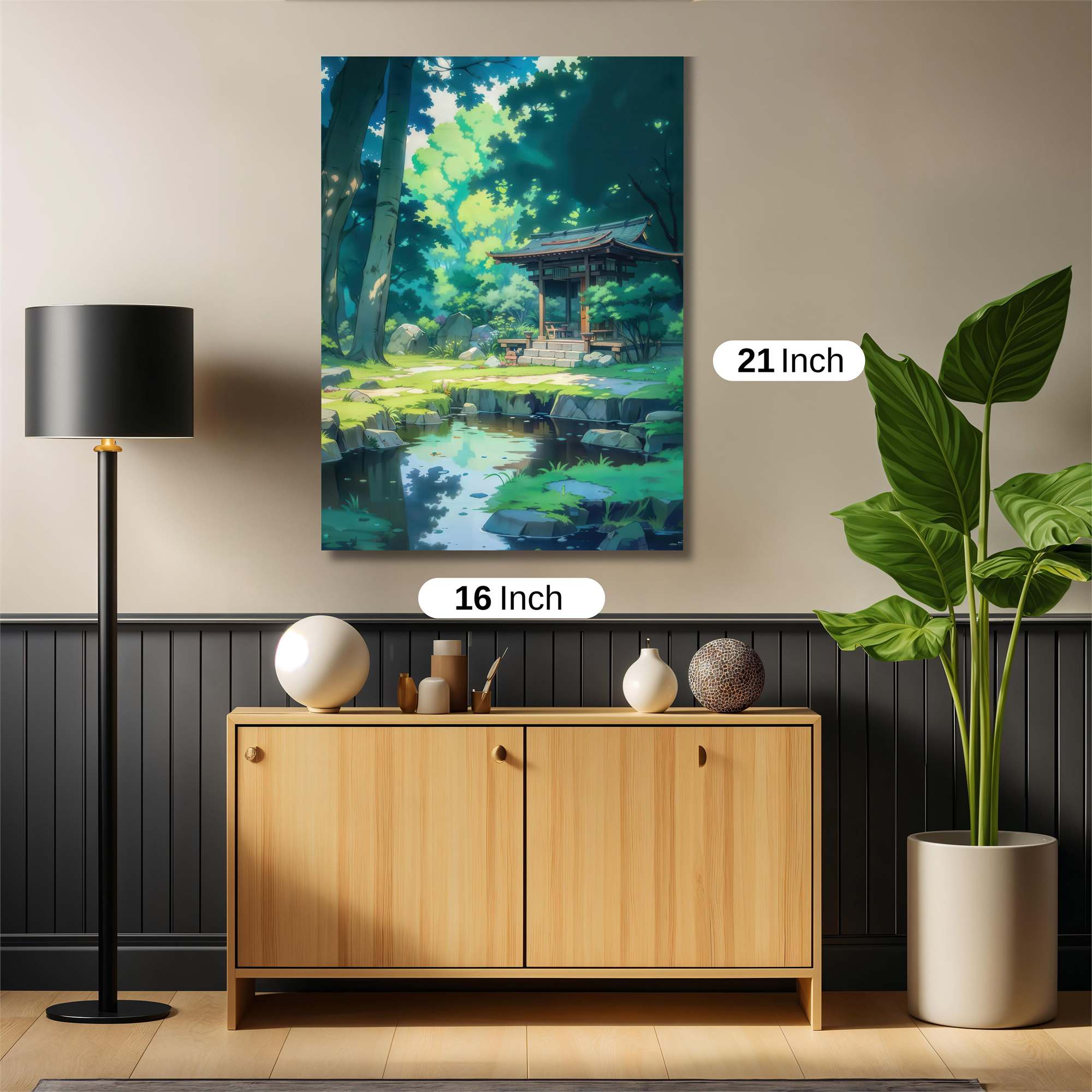 Forest Serenity Safe Wall Magnetic / M