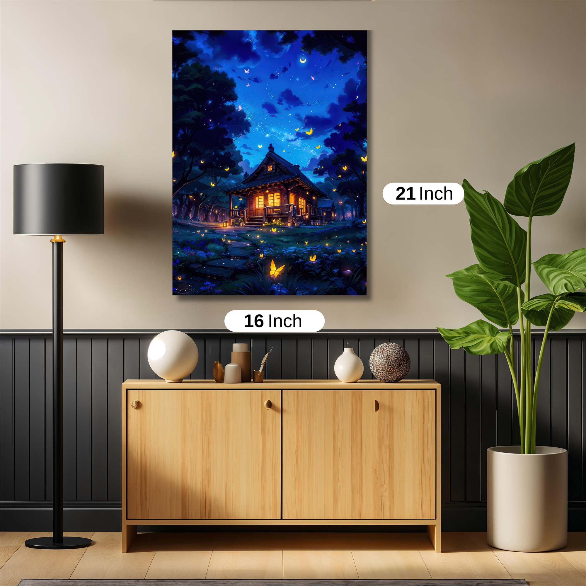 Cabin Serenity Safe Wall Magnetic / M
