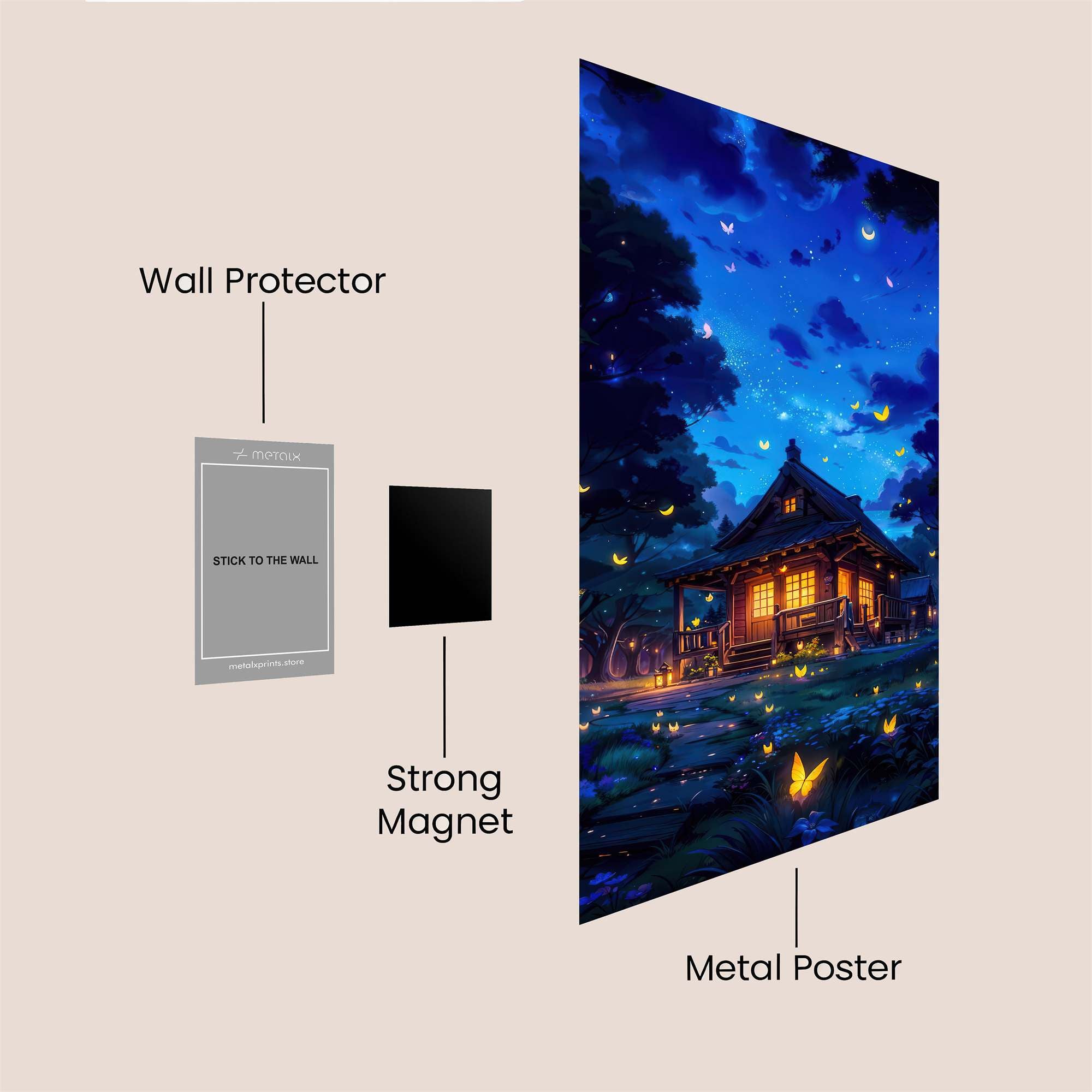 Cabin Serenity Safe Wall Magnetic / M