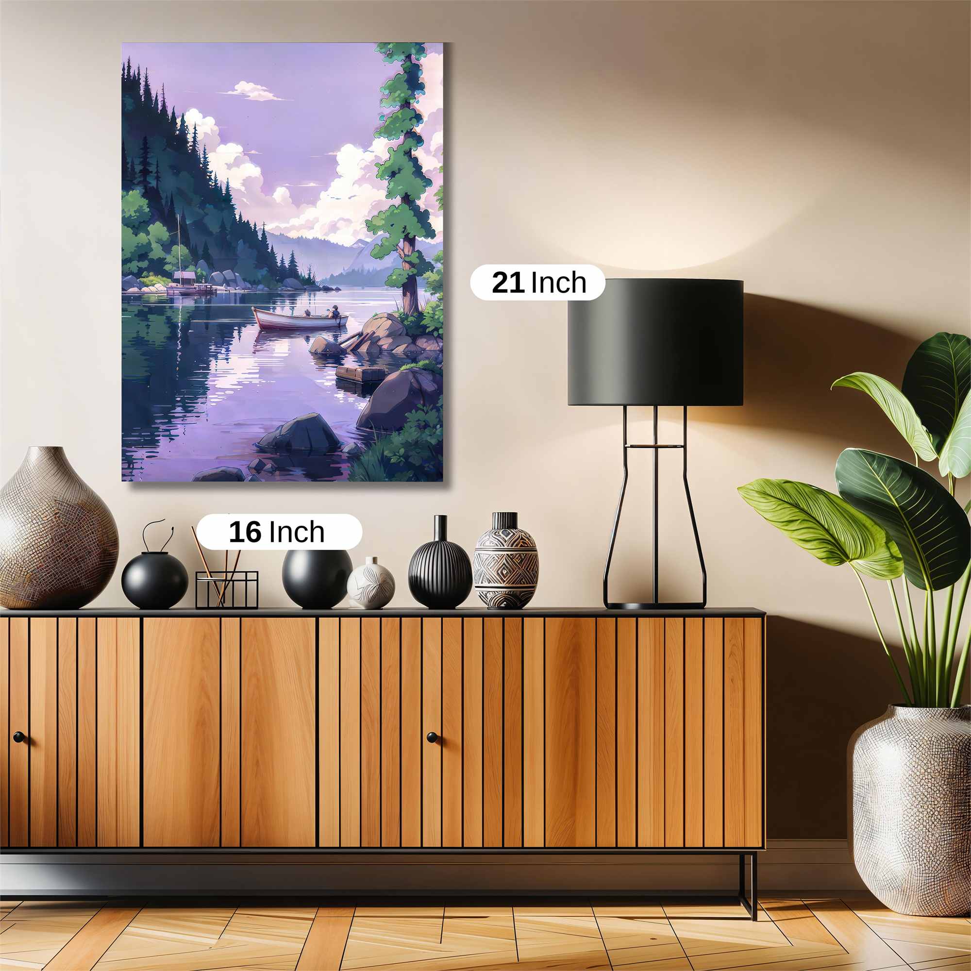 Lakeside Serenity Safe Wall Magnetic / M