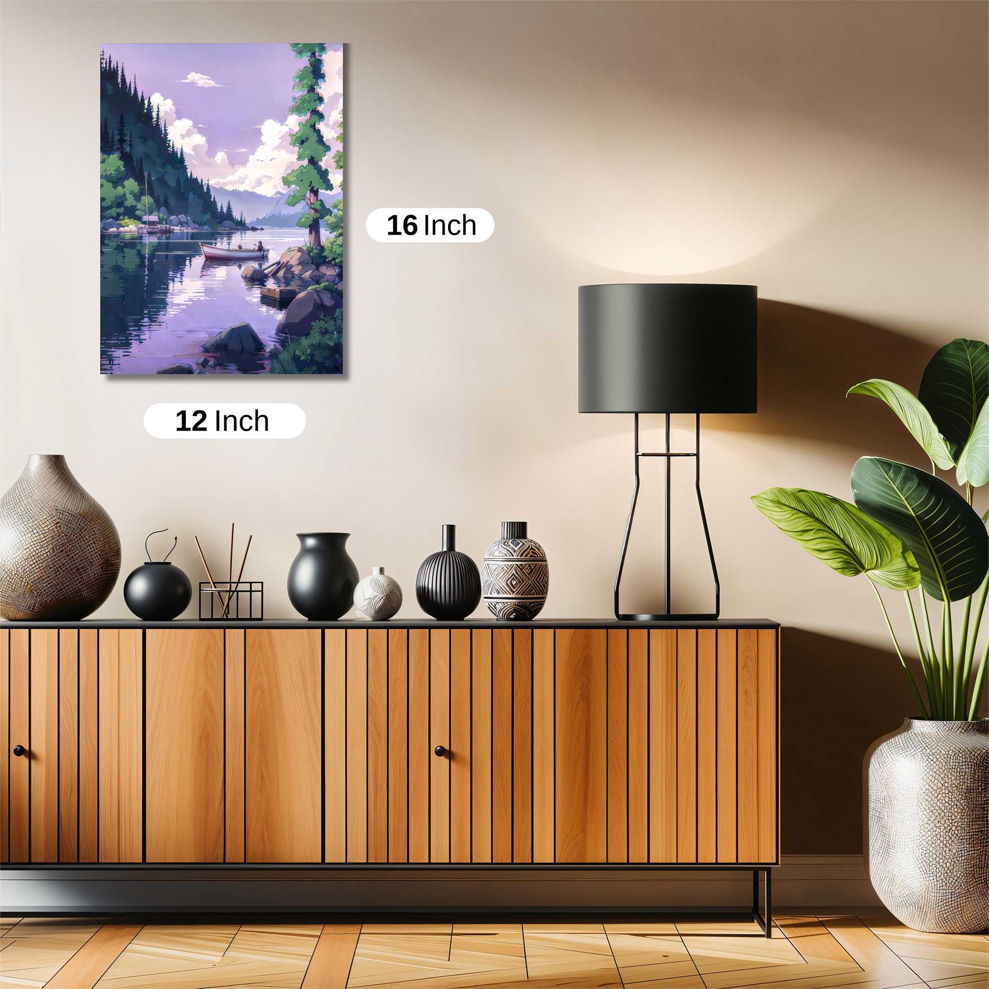 Lakeside Serenity Safe Wall Magnetic / M