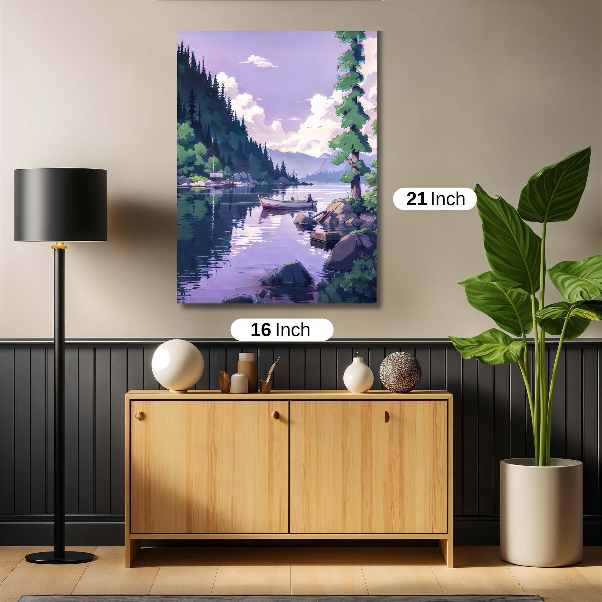 Lakeside Serenity Safe Wall Magnetic / M