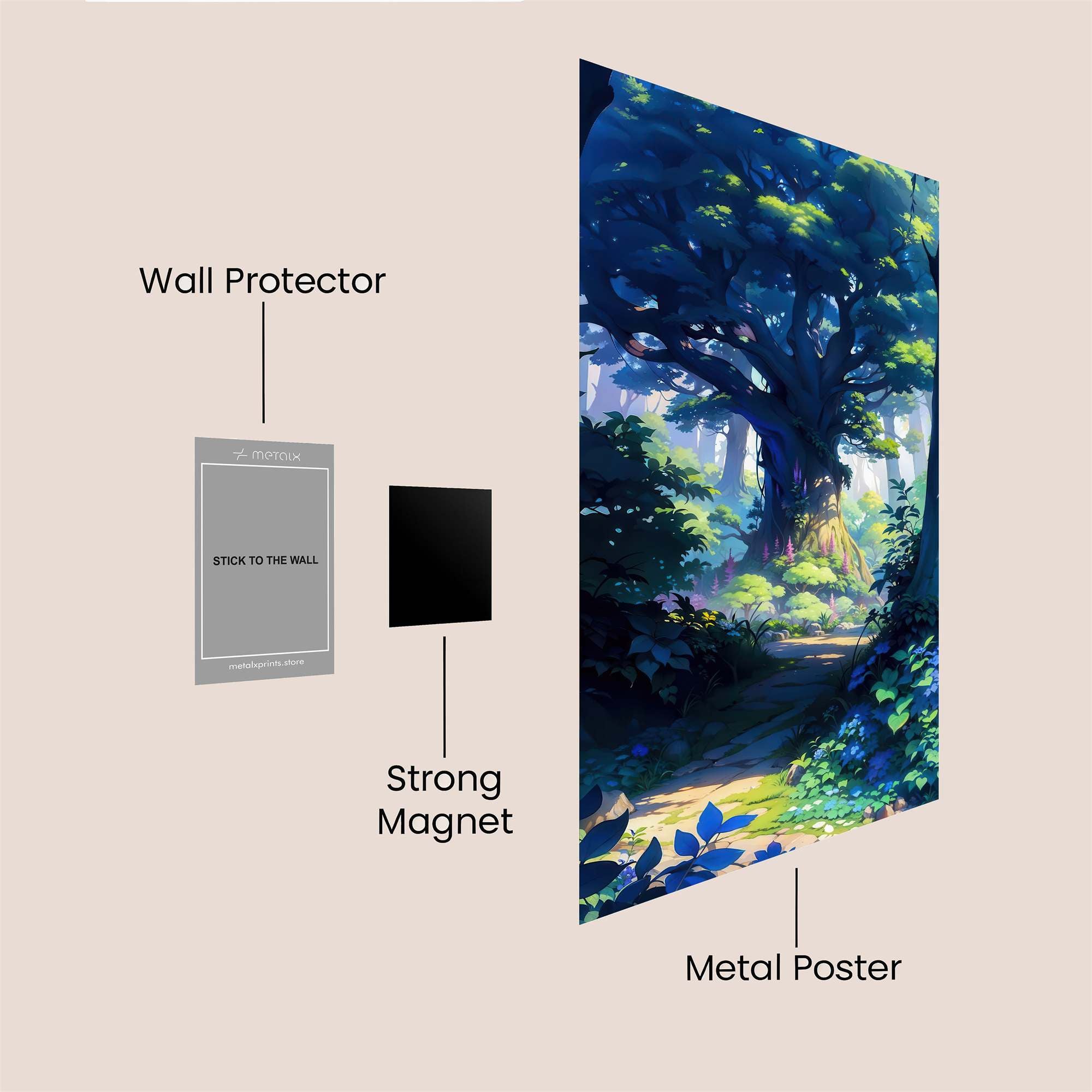 ForestWhisper Safe Wall Magnetic / M