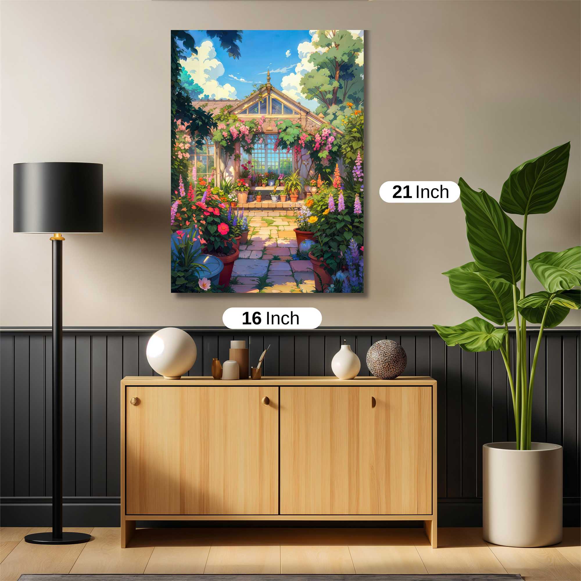 Garden Serenity Safe Wall Magnetic / M