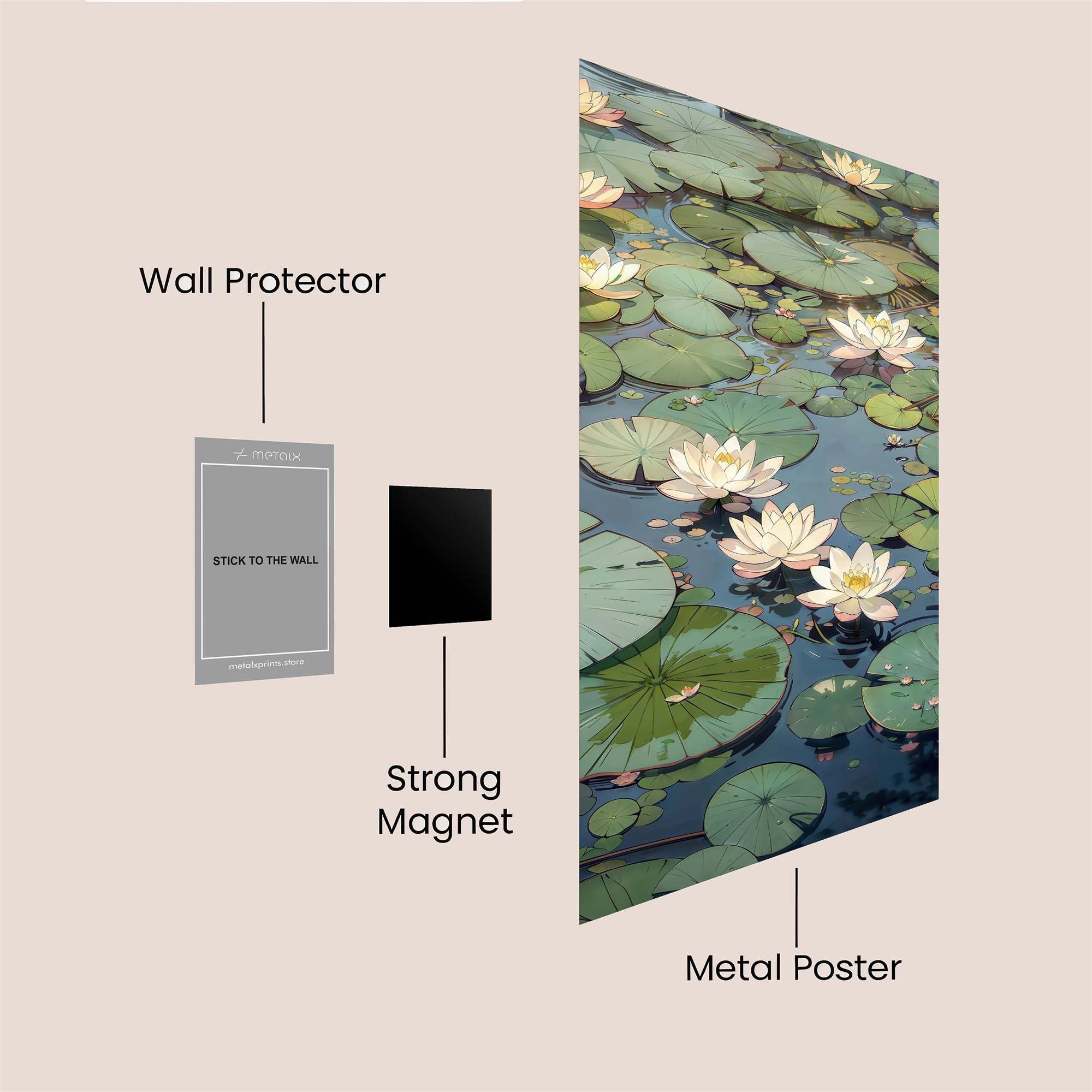 Lotus Serenity Safe Wall Magnetic / M