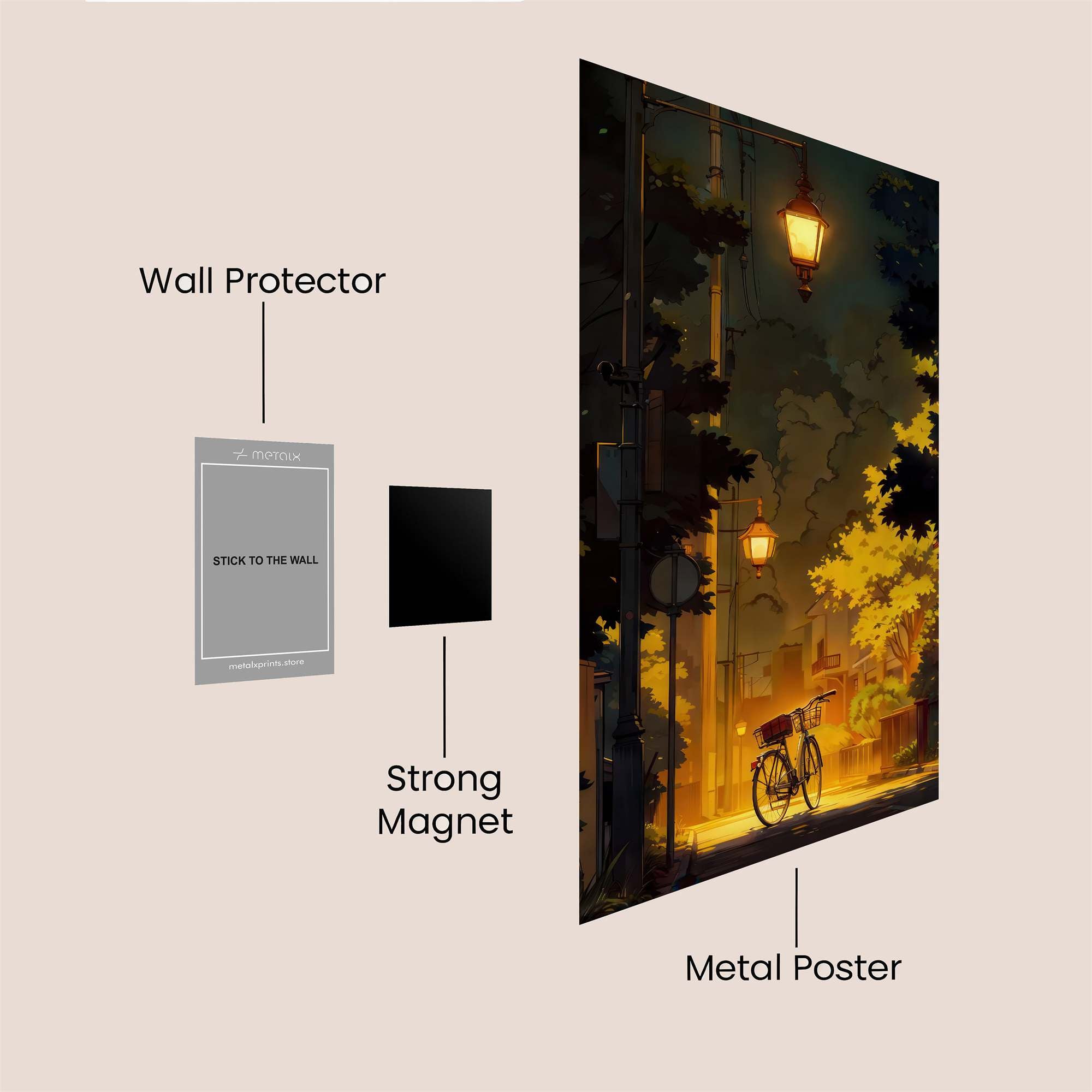 Night Serenity Safe Wall Magnetic / M