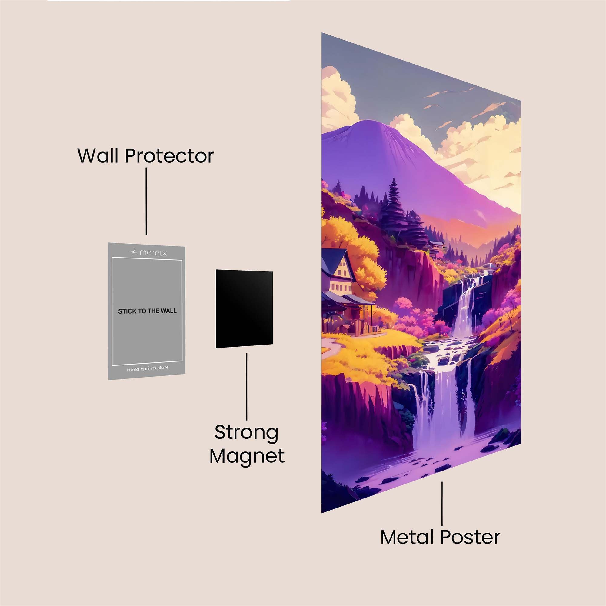 Fuji Serenity Safe Wall Magnetic / M