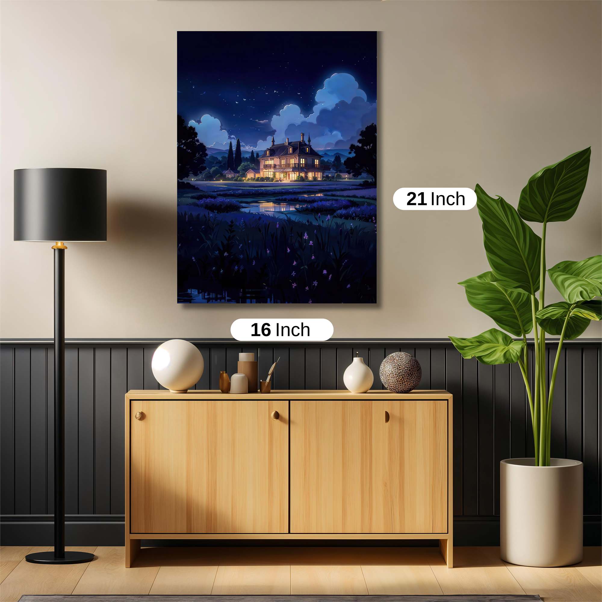 Manor Moonlit Safe Wall Magnetic / M
