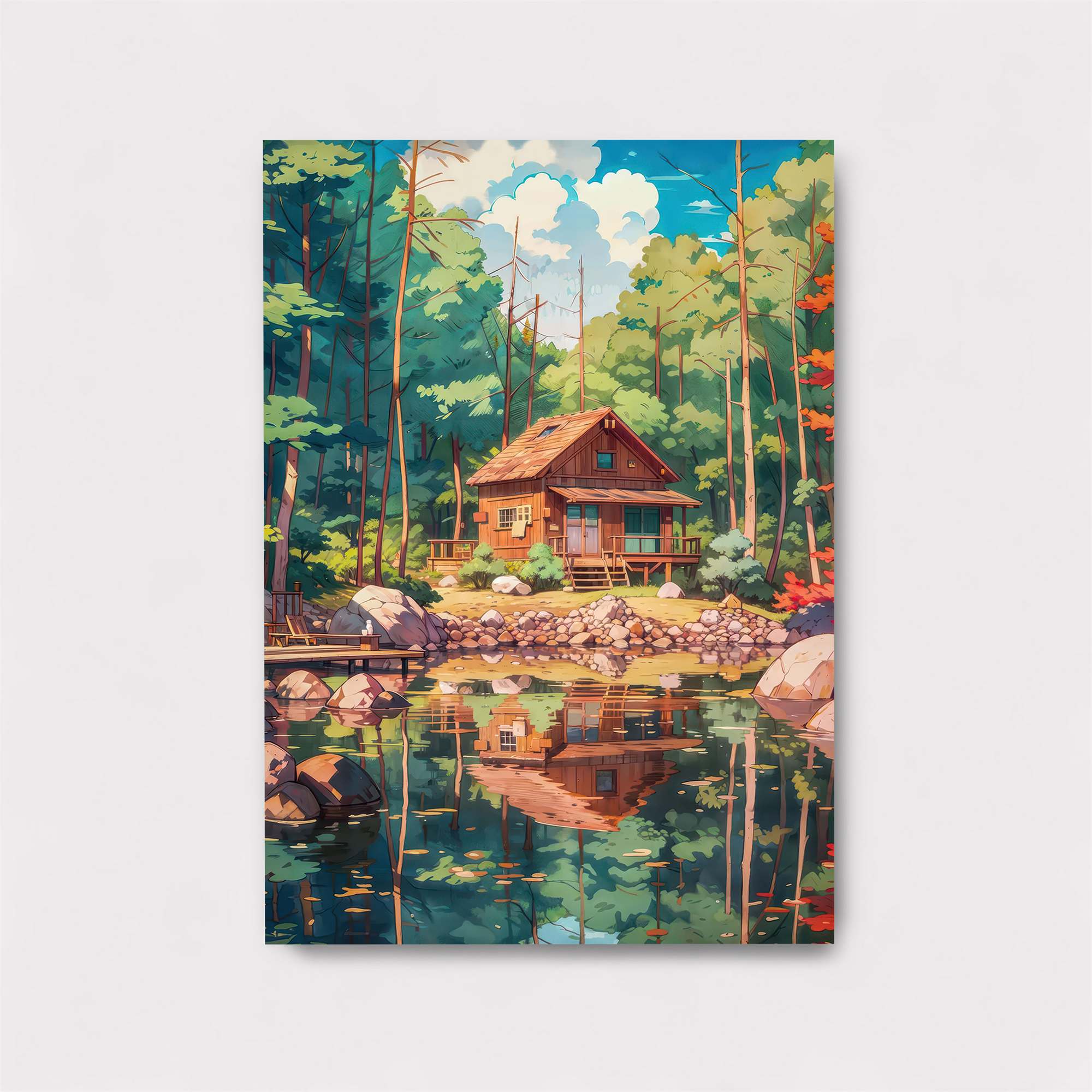 Cabin Serenity Safe Wall Magnetic / M