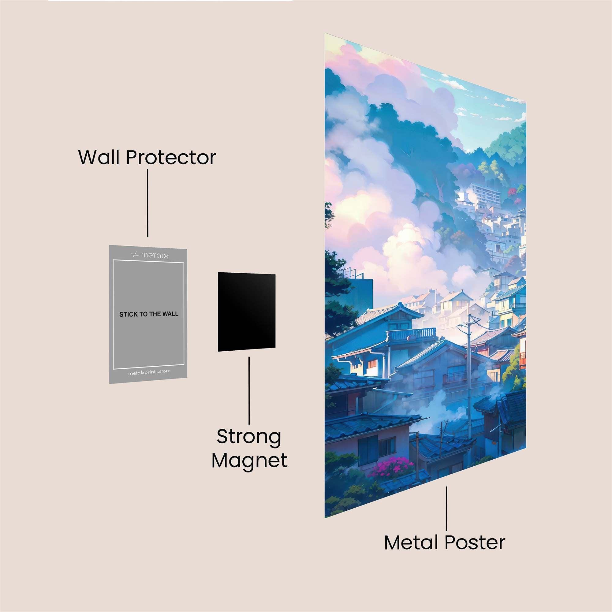 Morning Serenity Safe Wall Magnetic / M