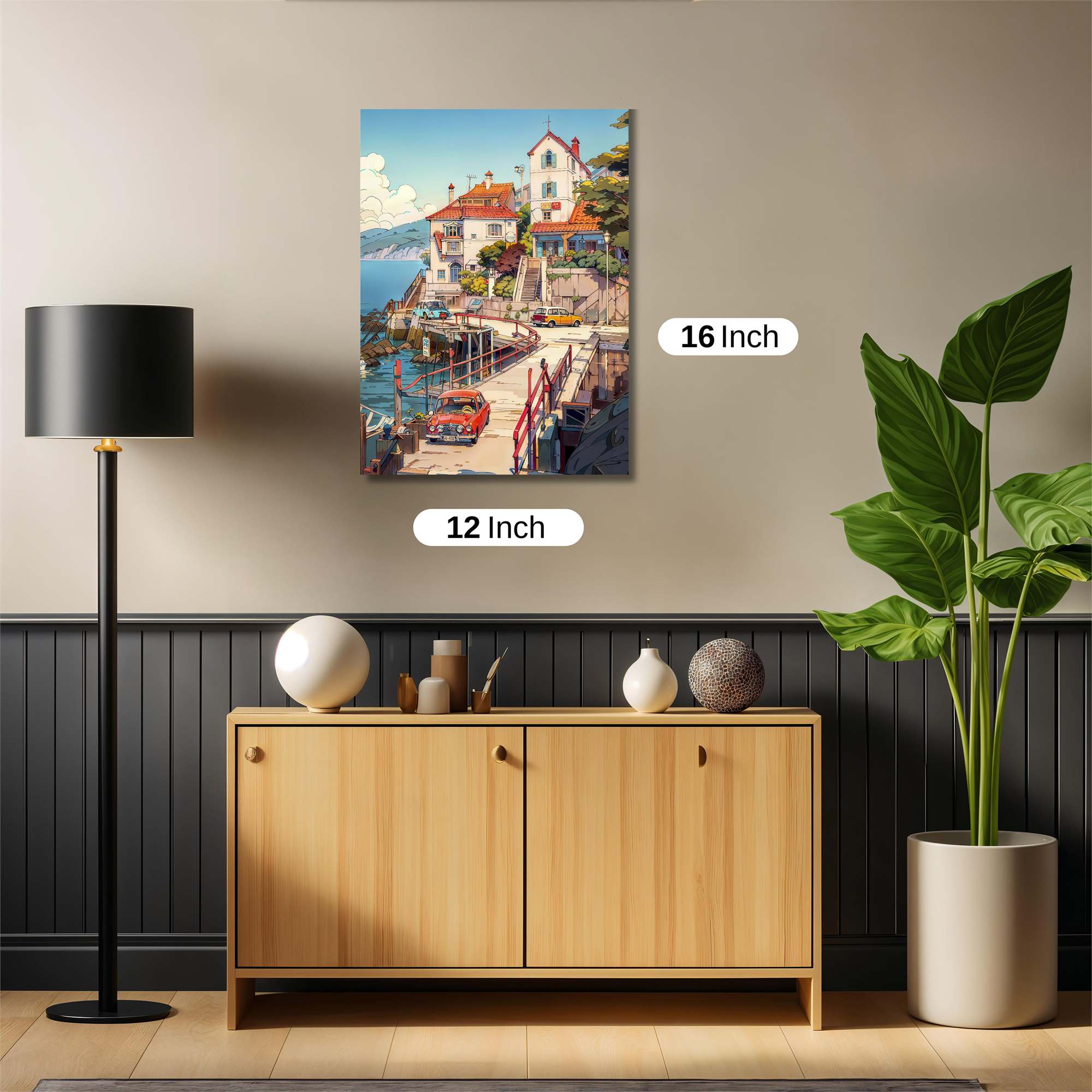 Seaside Serenity Safe Wall Magnetic / M