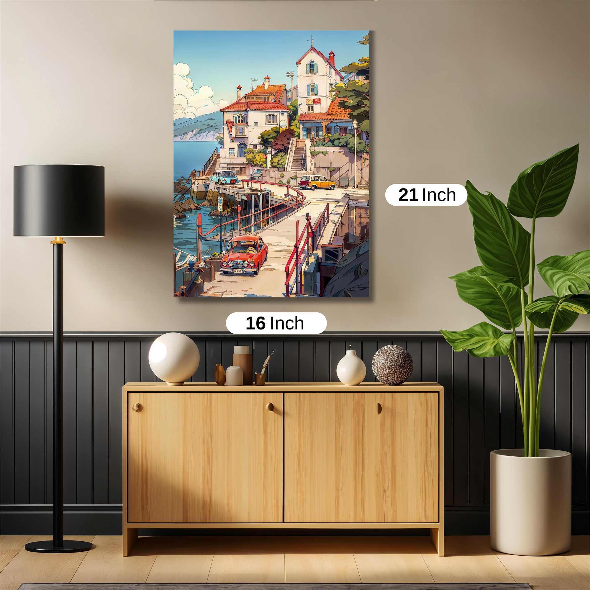 Seaside Serenity Safe Wall Magnetic / M