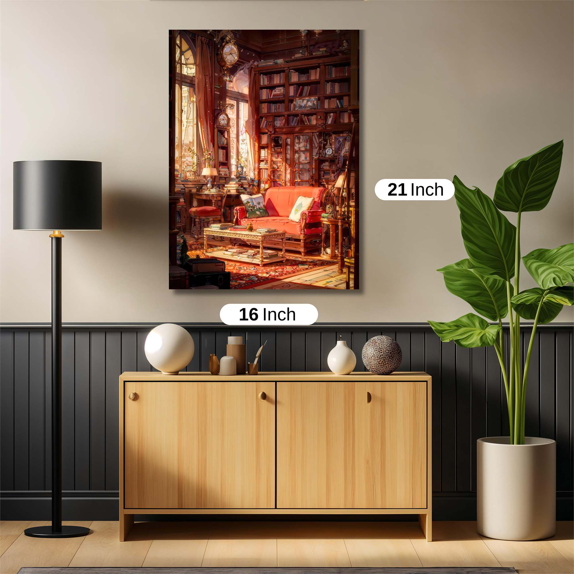 Library Serenity Safe Wall Magnetic / M