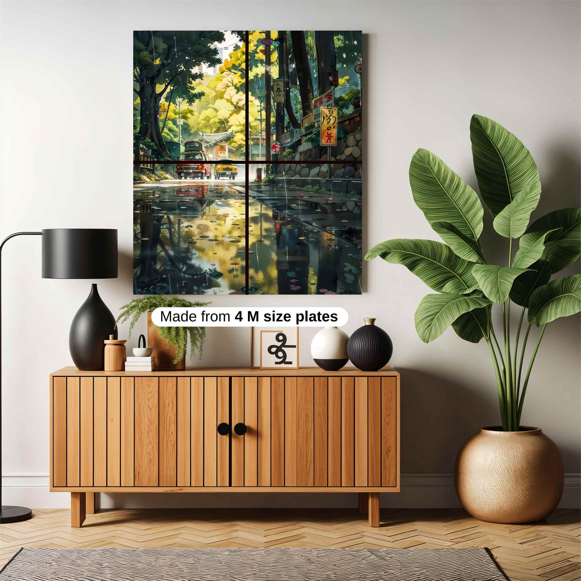 Rainy Serenity Safe Wall Magnetic / M