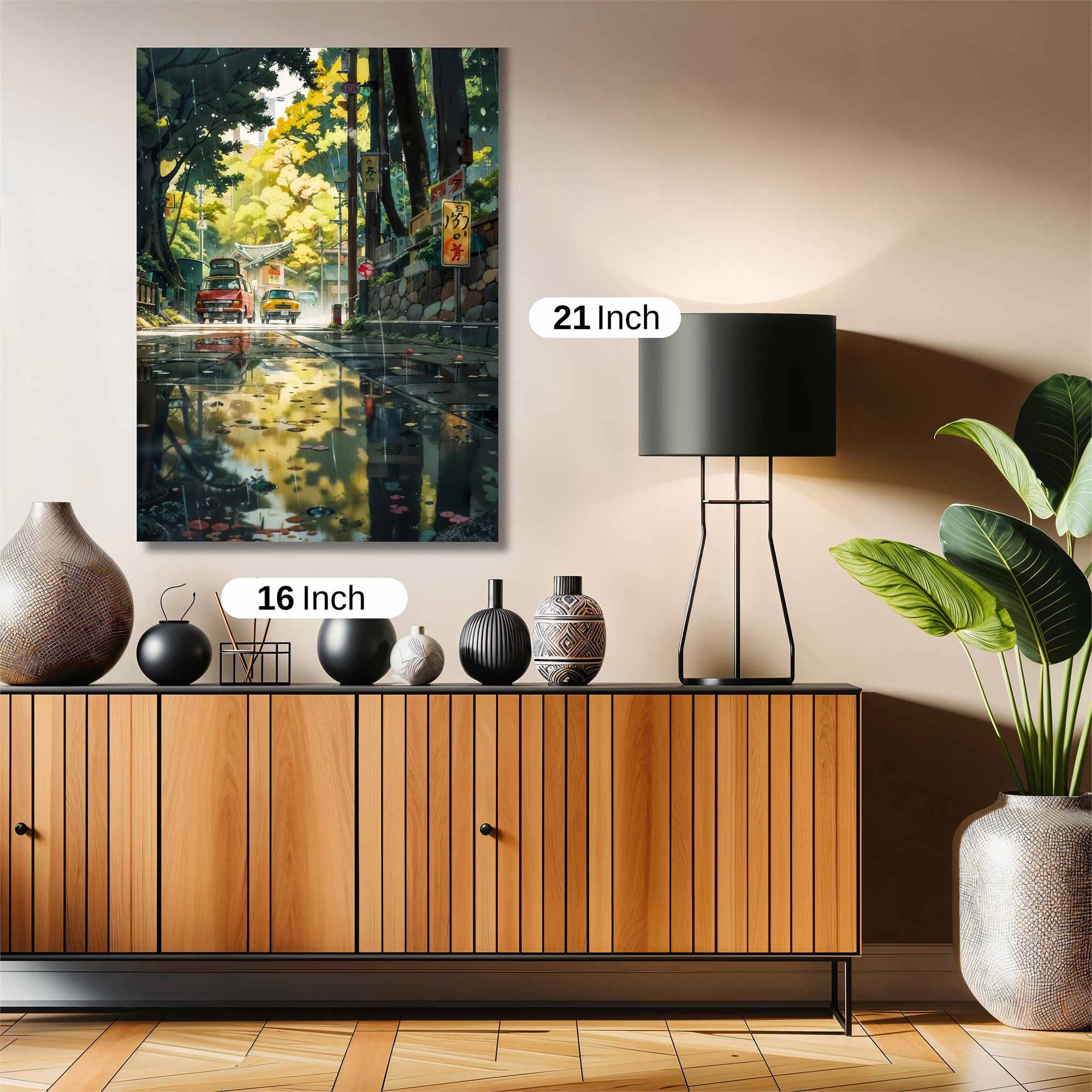 Rainy Serenity Safe Wall Magnetic / M