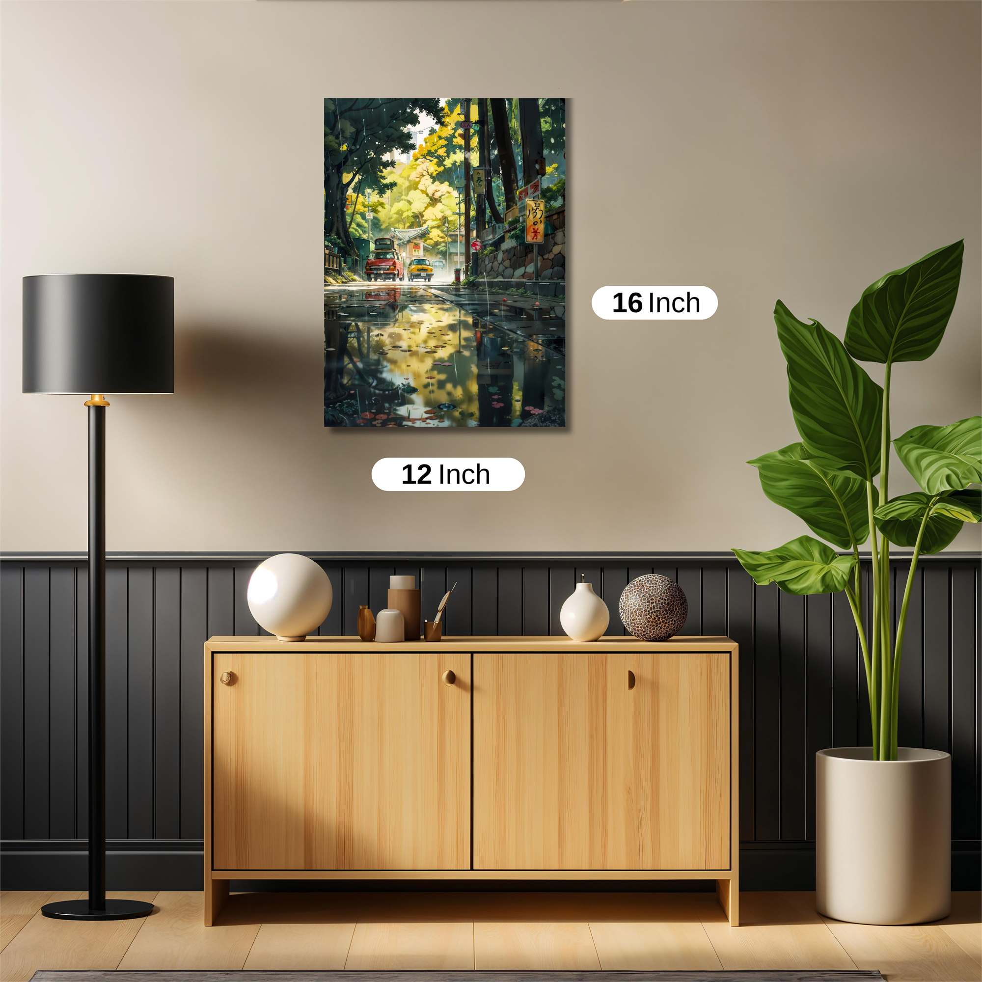 Rainy Serenity Safe Wall Magnetic / M