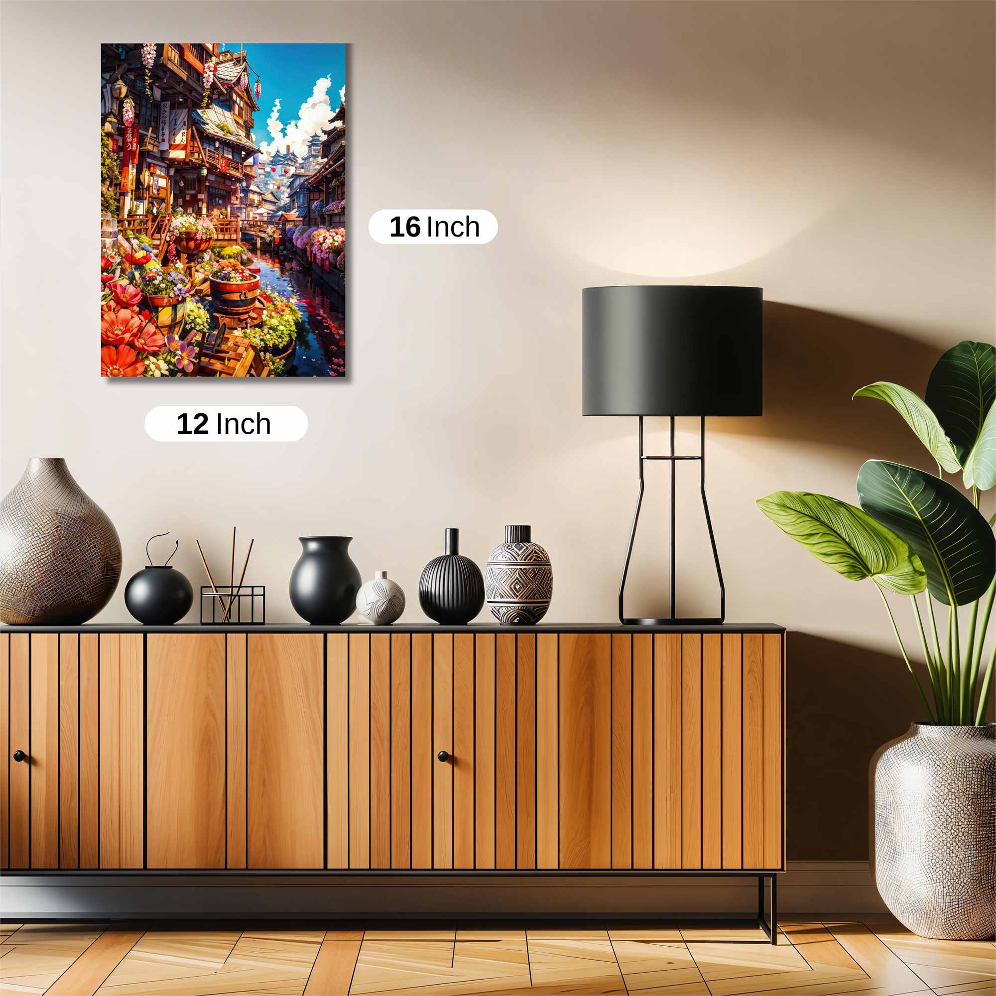 Floral Serenity Safe Wall Magnetic / M