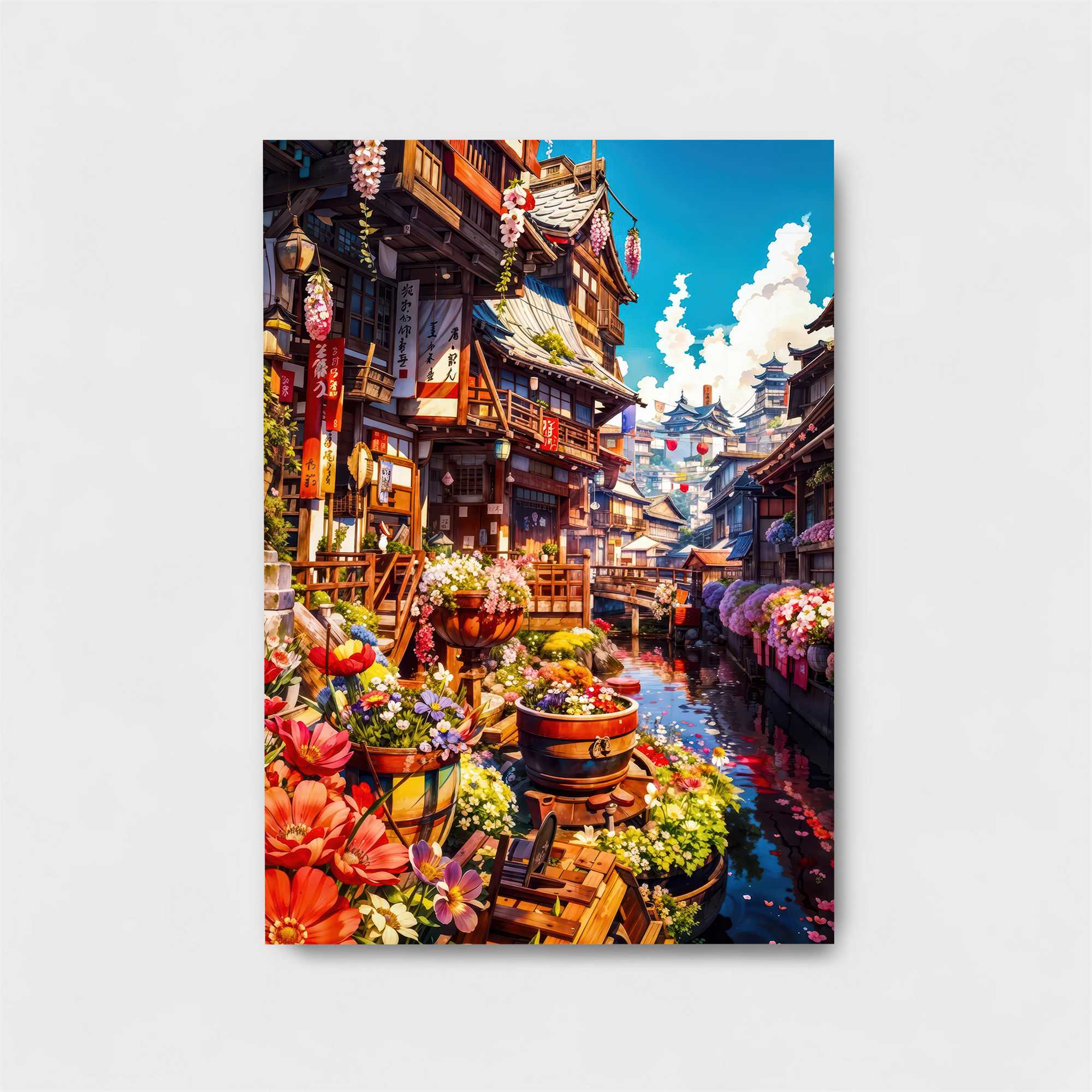 Floral Serenity Safe Wall Magnetic / M