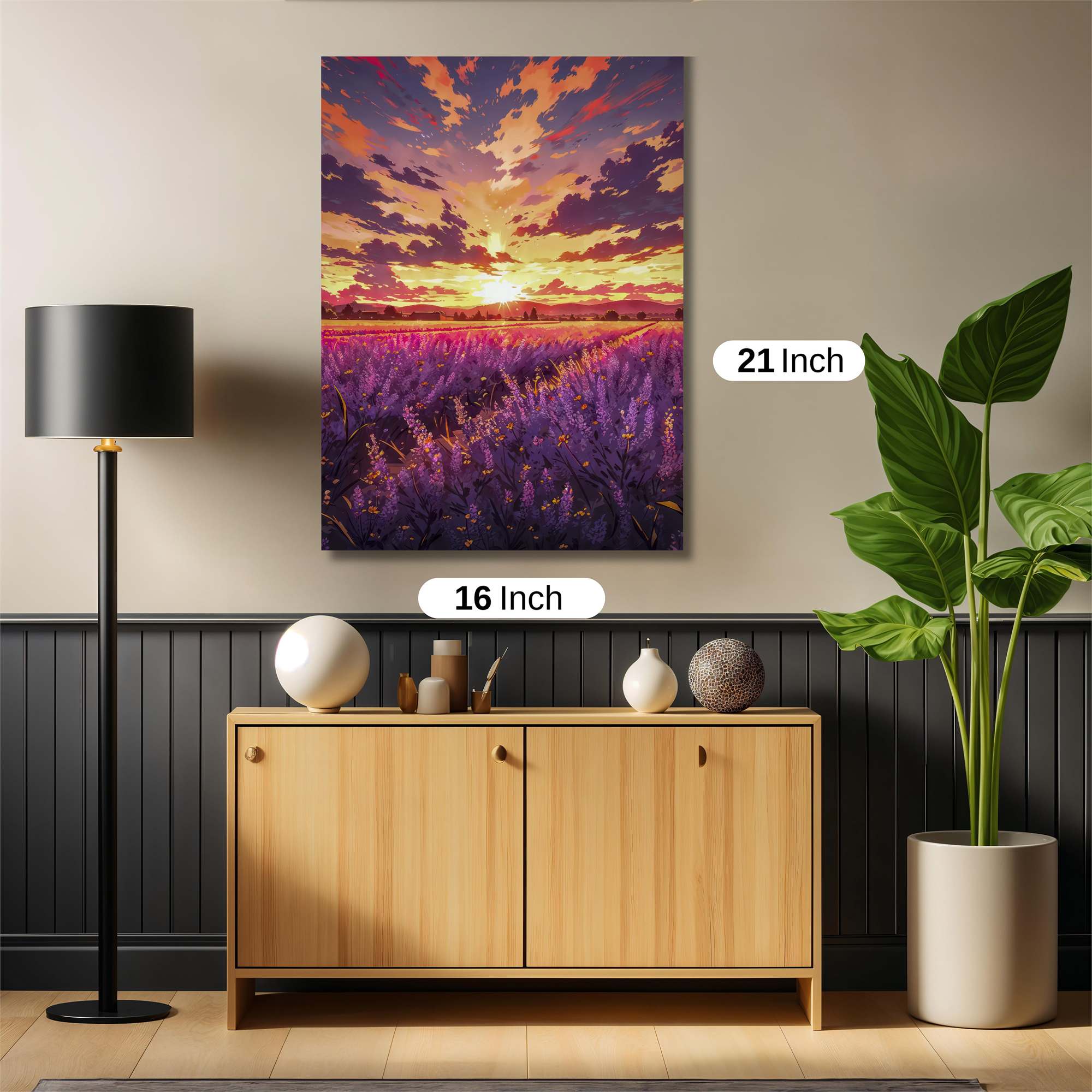 Sunset Serenity Safe Wall Magnetic / M