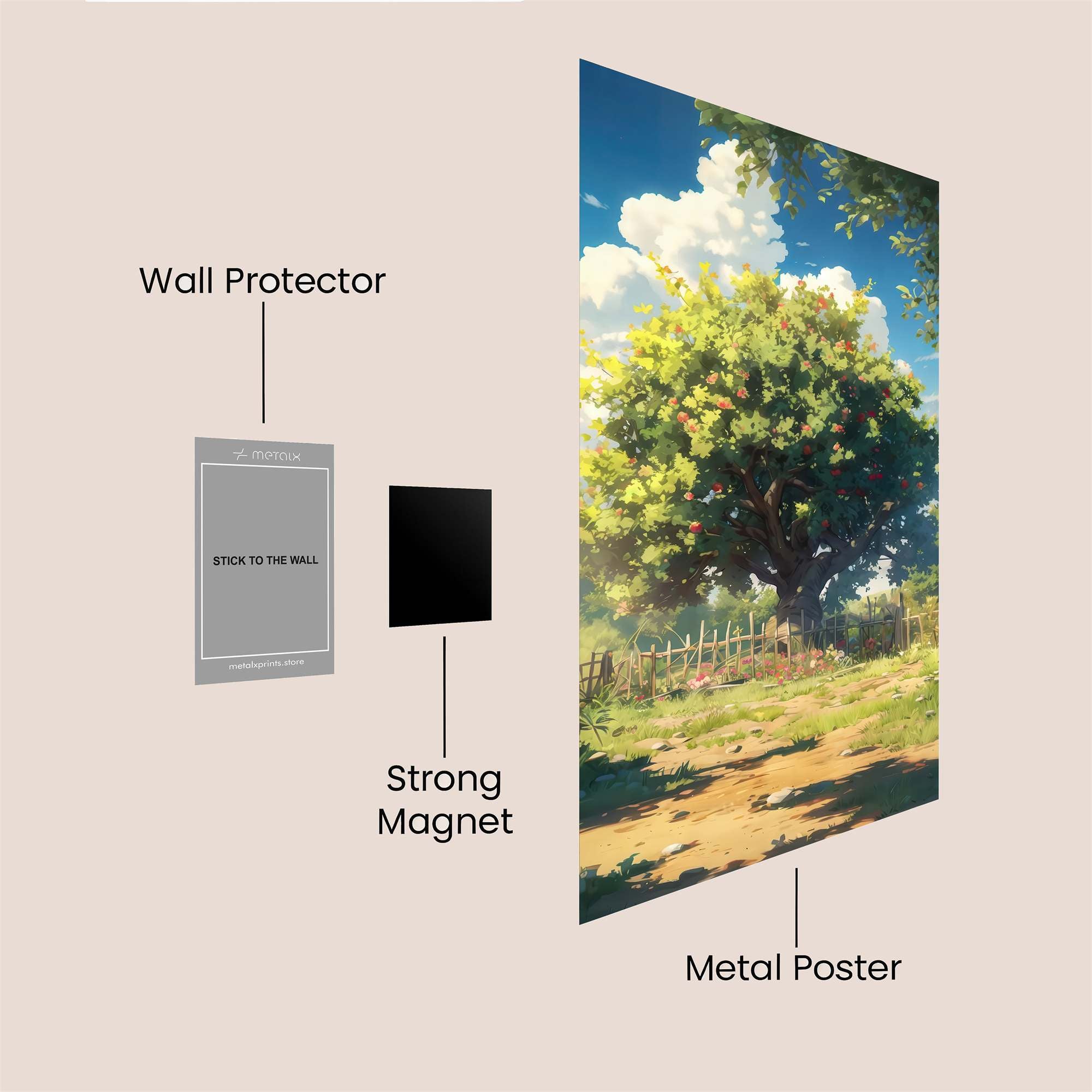 Apple Serenity Safe Wall Magnetic / M