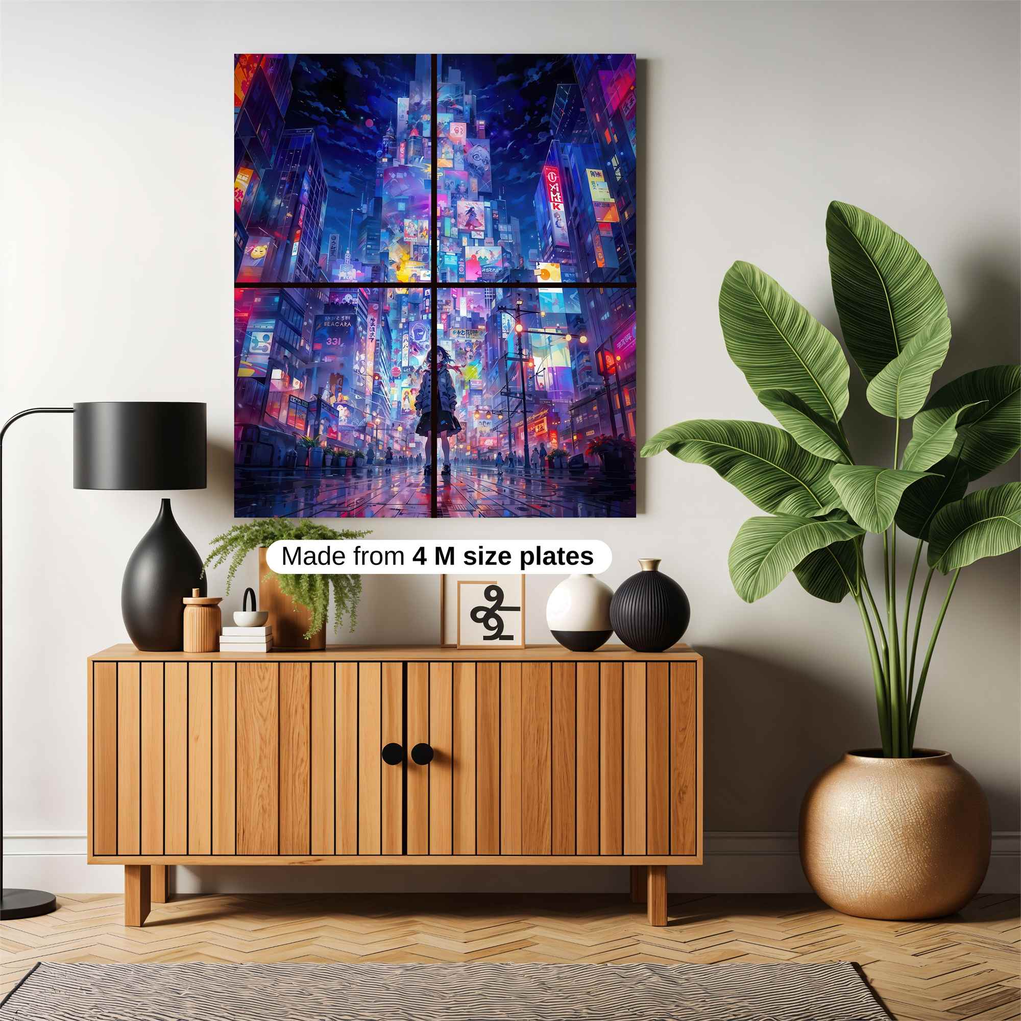 Neon Solitude Safe Wall Magnetic / M