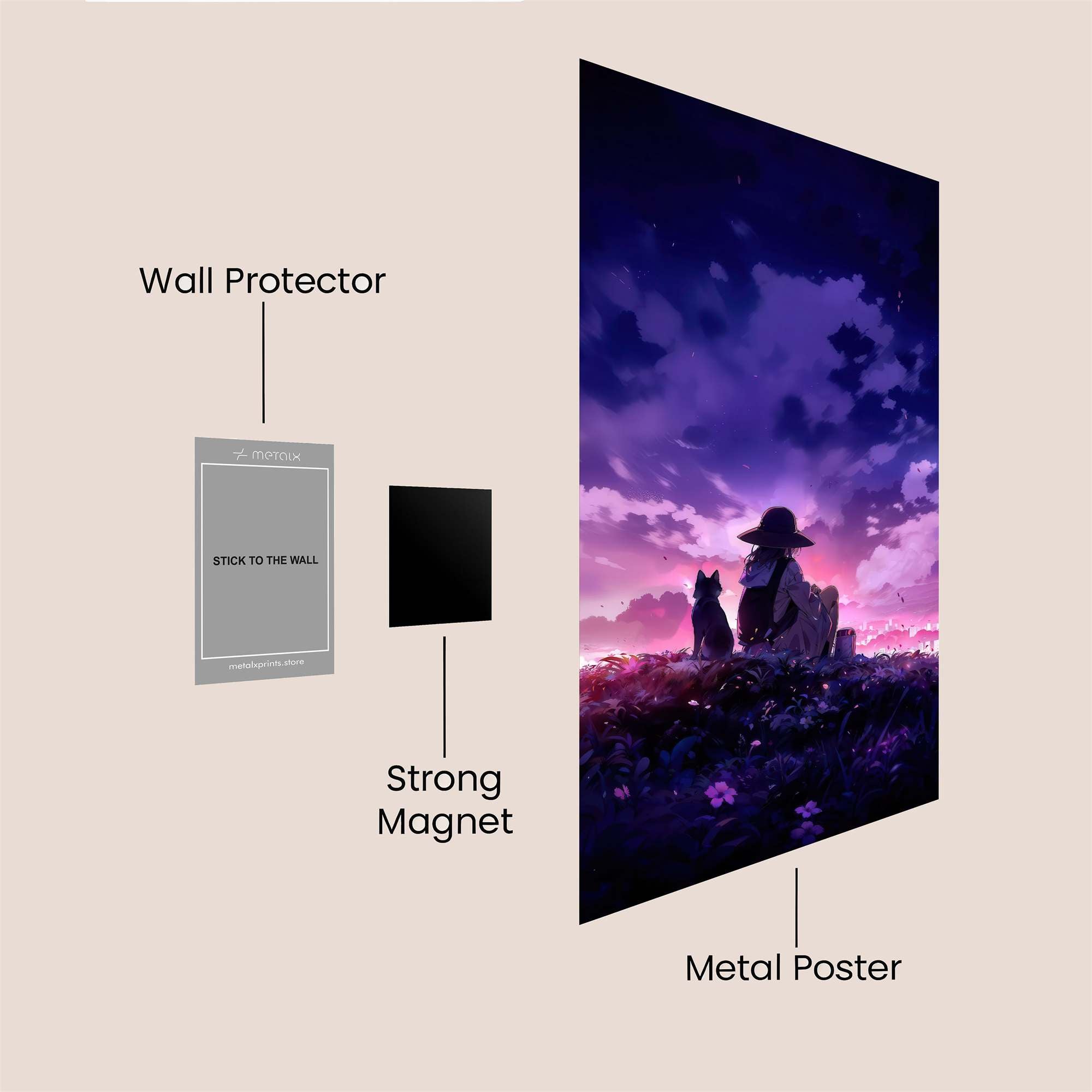 Twilight Serenity Safe Wall Magnetic / M