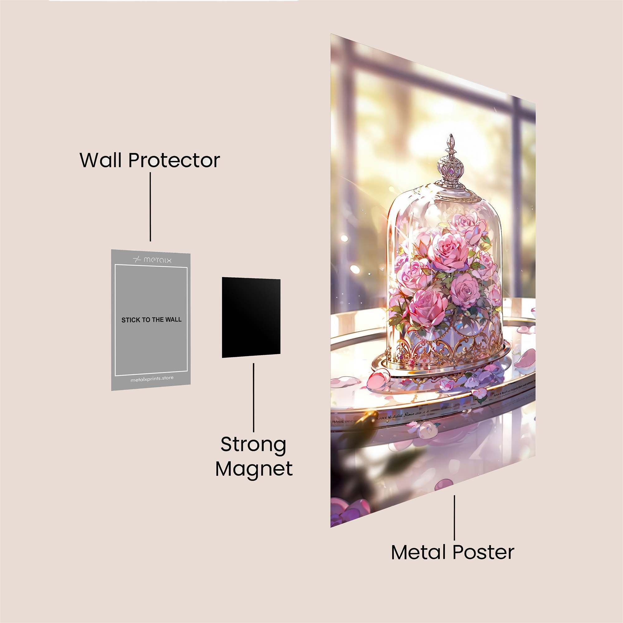 Enchanted Bloom Safe Wall Magnetic / M