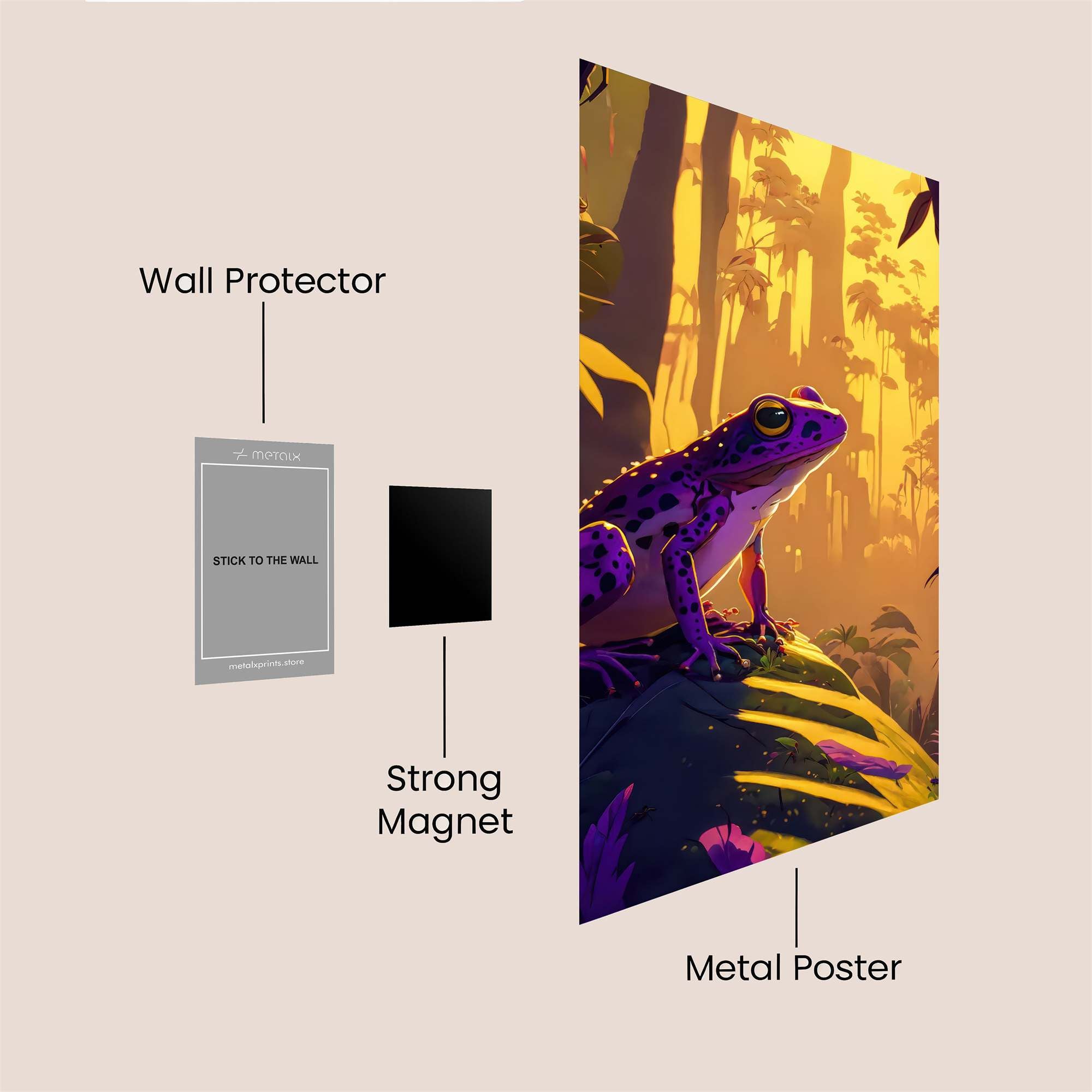 Frog Serenity Safe Wall Magnetic / M