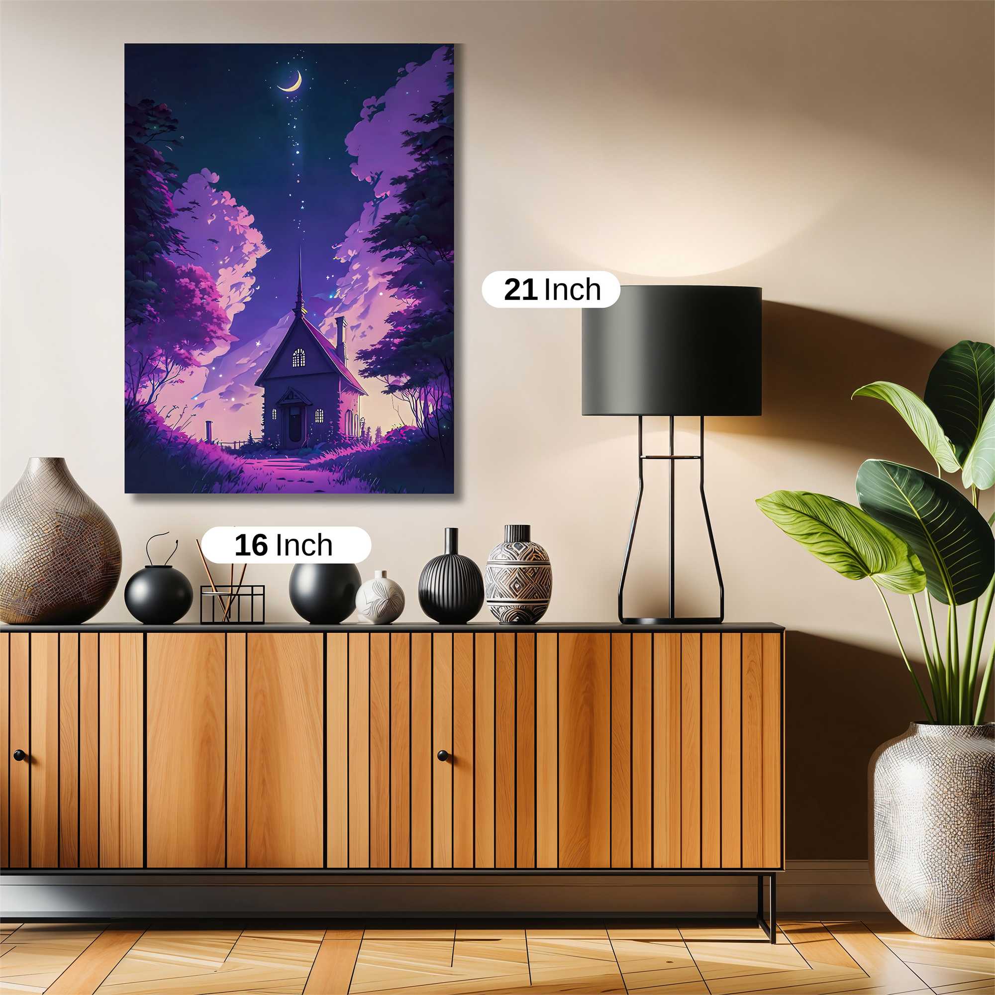 Moonlit Serenity Safe Wall Magnetic / M