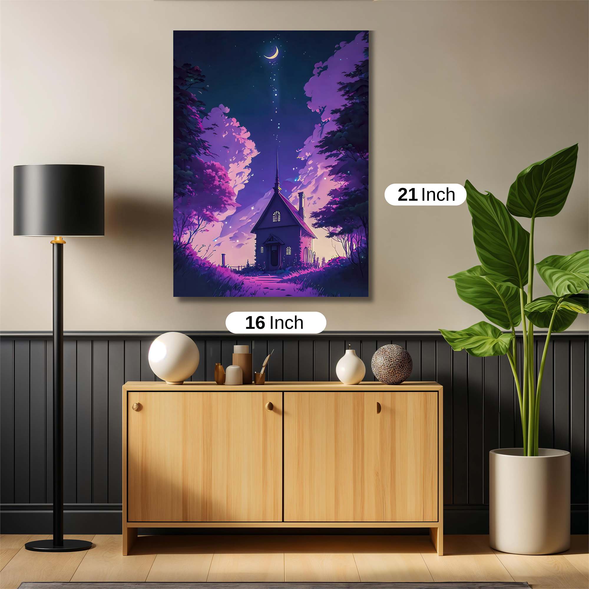 Moonlit Serenity Safe Wall Magnetic / M