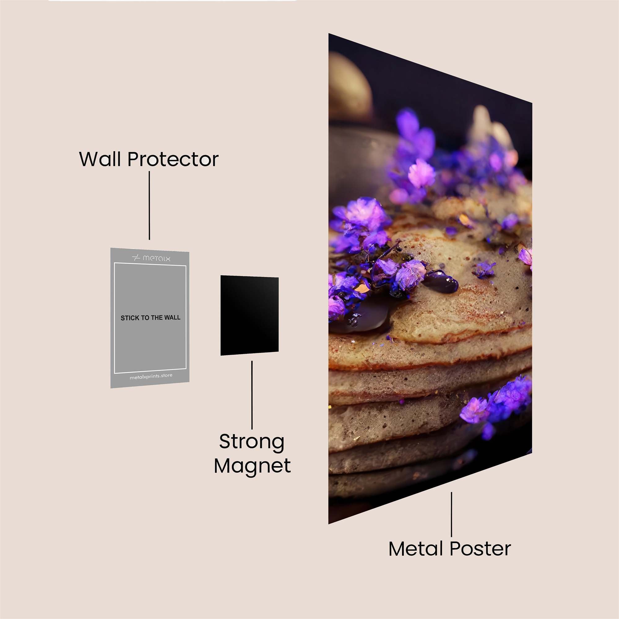 Pancake Enchantment Safe Wall Magnetic / M