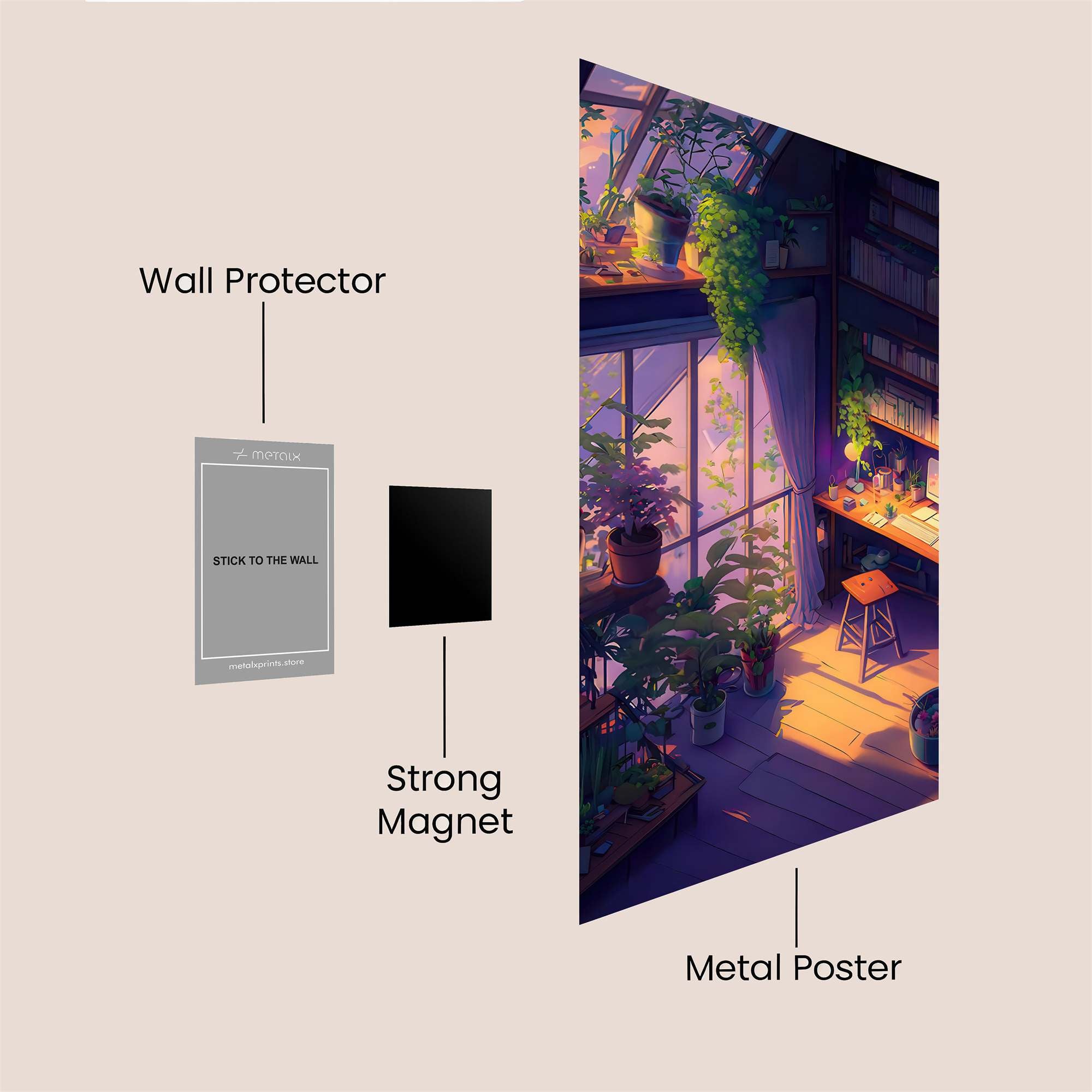 Botanical Bliss Safe Wall Magnetic / M