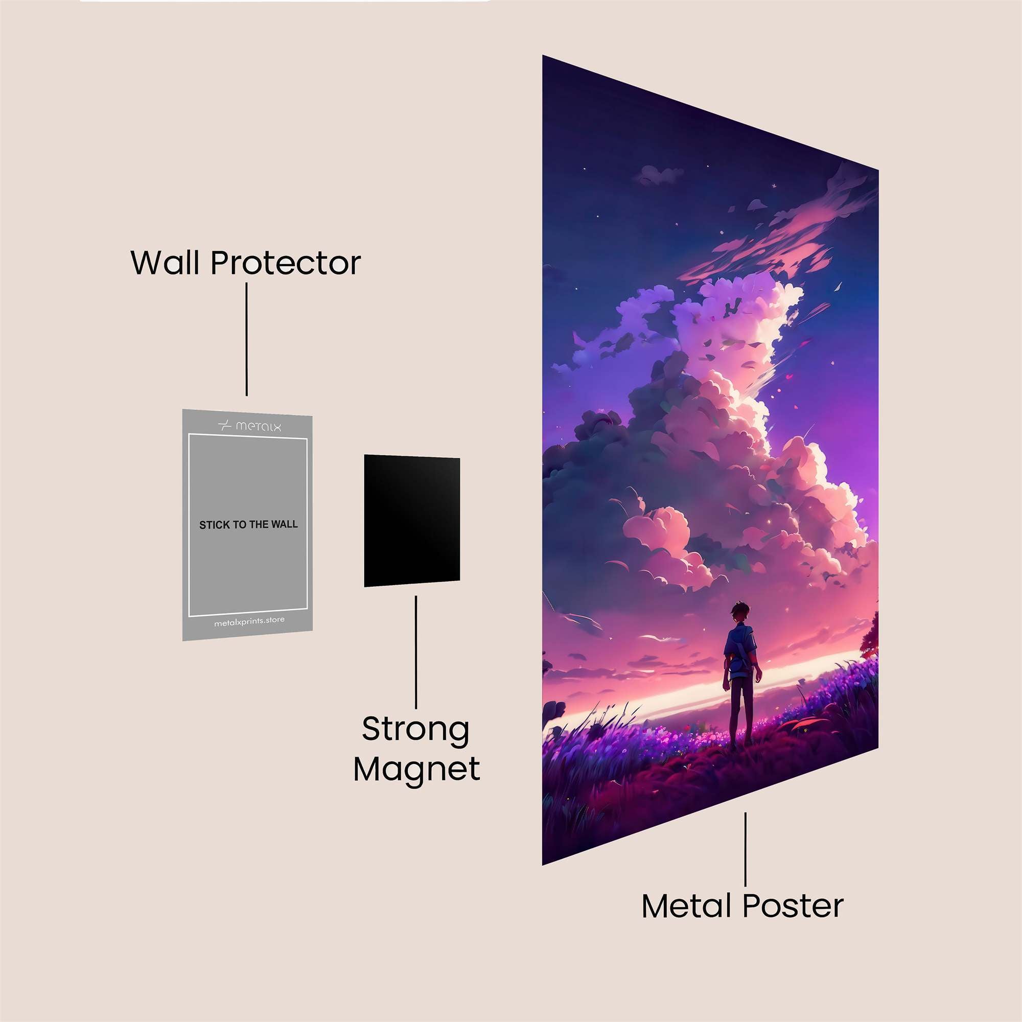 Dreamer's Horizon Safe Wall Magnetic / M